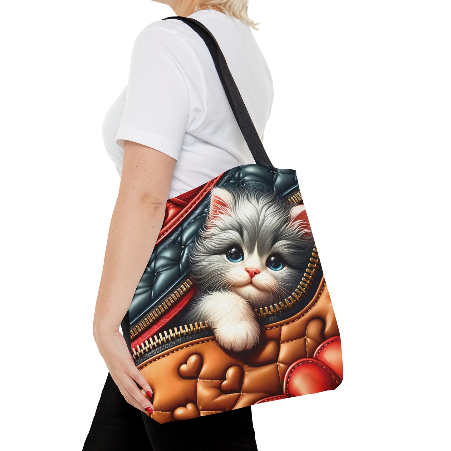 Tote Bag, Cat, Personalised/Non-Personalised Tote bag