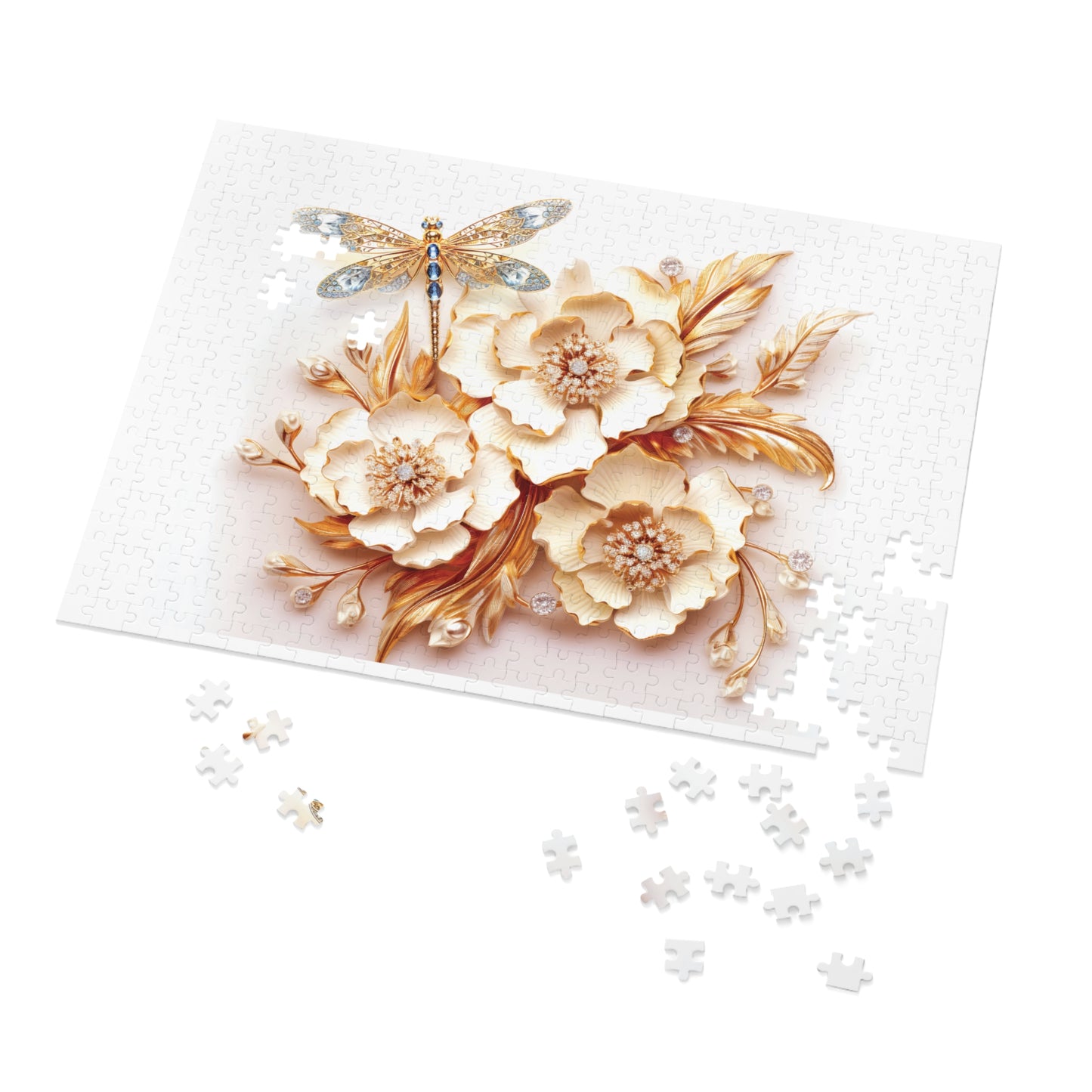 Jigsaw Puzzle, Floral, Personalised/Non-Personalised (30, 110, 252, 500,1000-Piece)