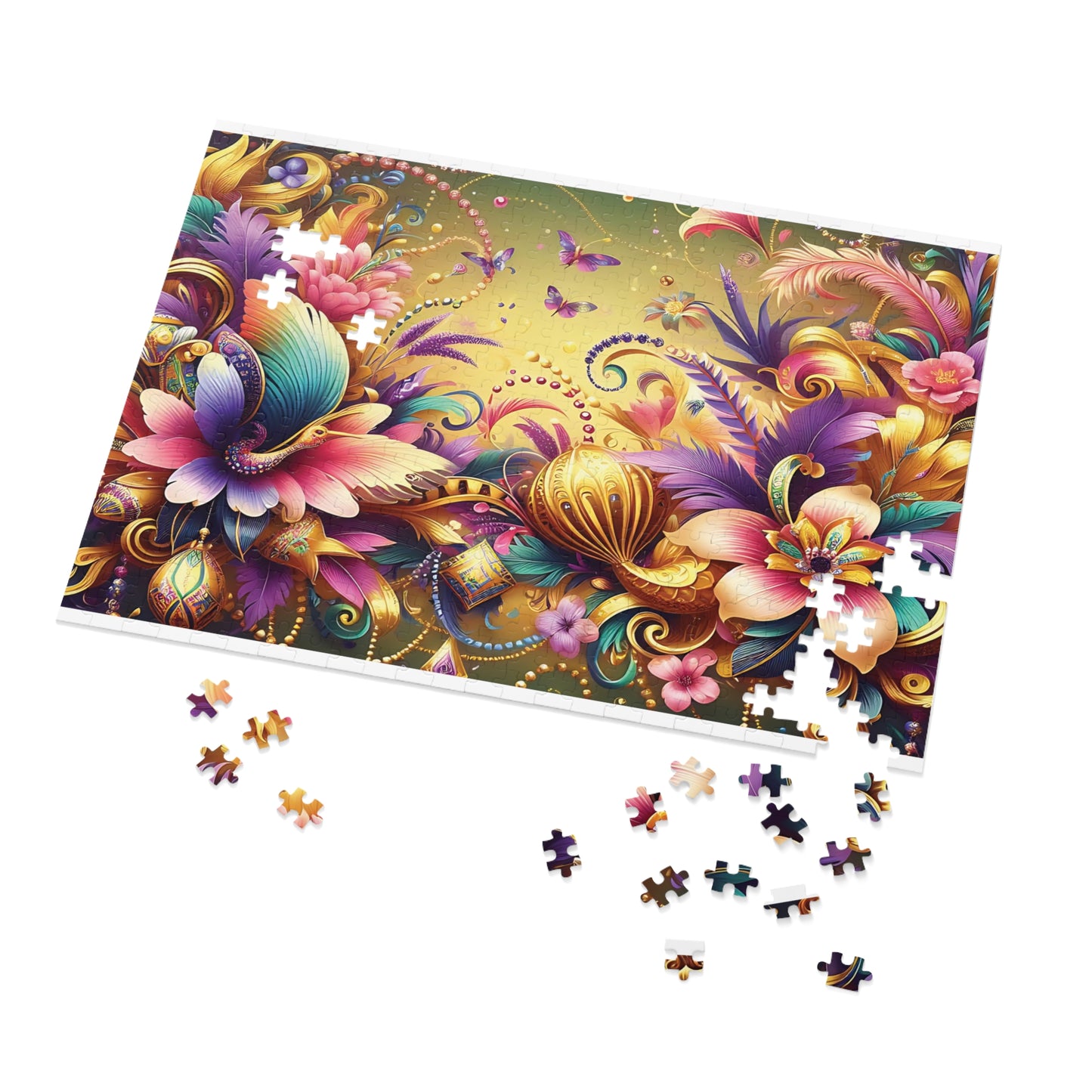 Jigsaw Puzzle, Floral, Personalised/Non-Personalised (30, 110, 252, 500,1000-Piece)