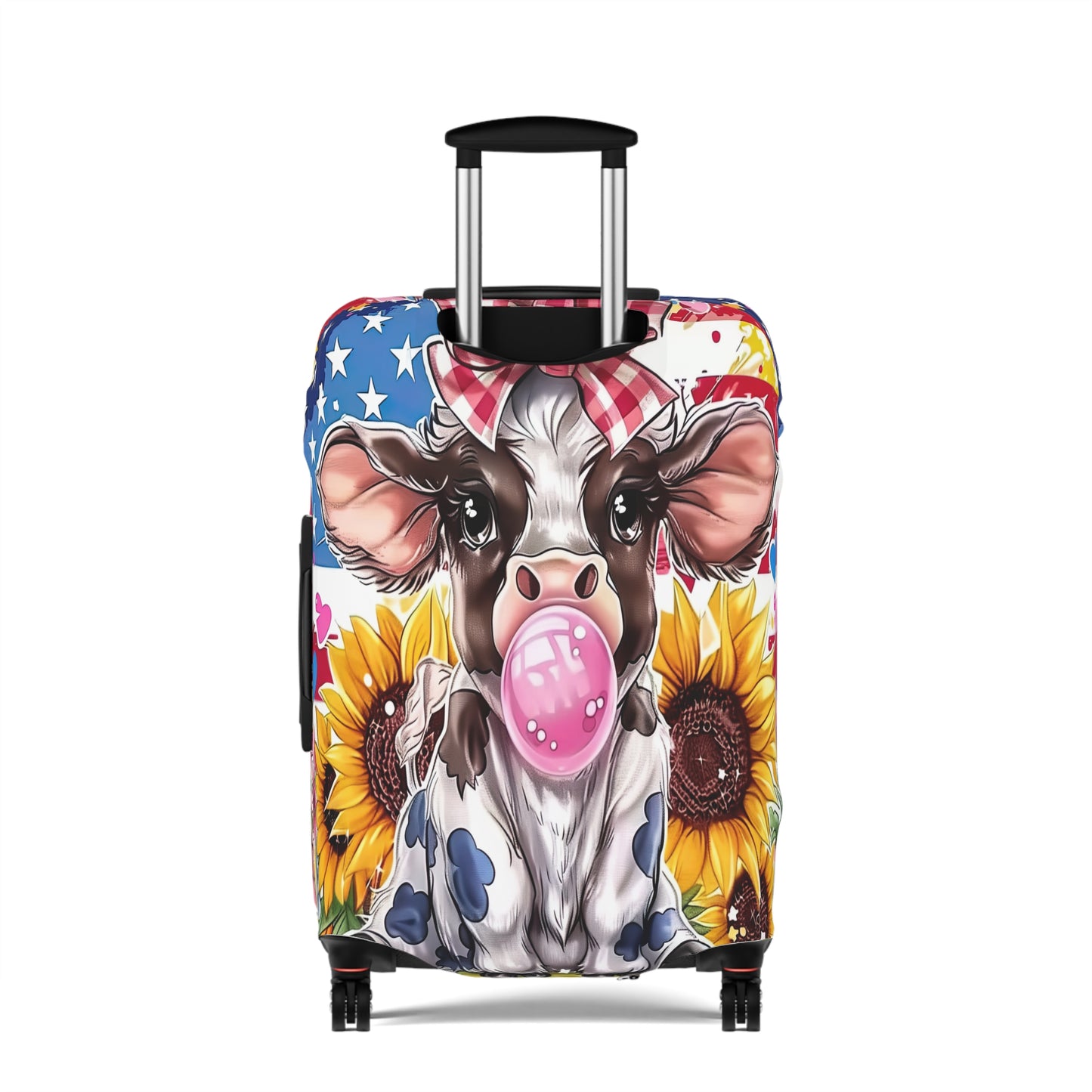 Luggage Cover, Sunflowers, Highland Cow, awd-3101