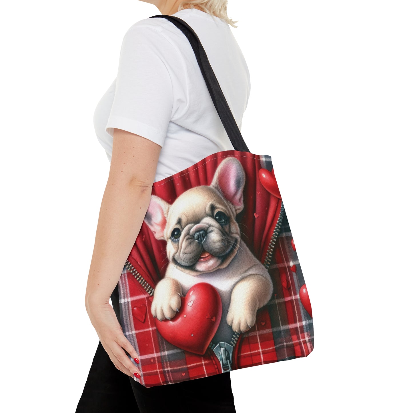 Tote Bag, Cute Dog, Personalised/Non-Personalised Tote bag