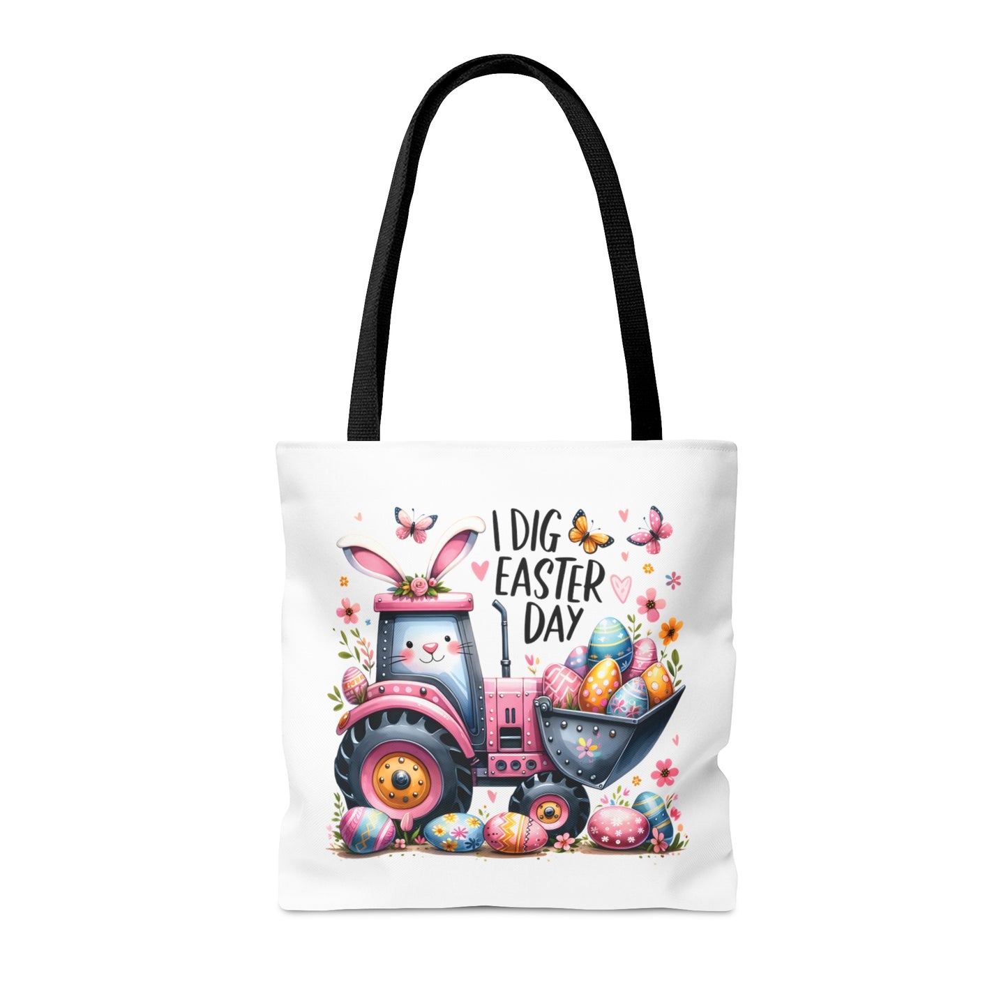 Tote Bag, Easter, Tractor, I dig Easter day Personalised/Non-Personalised Tote bag