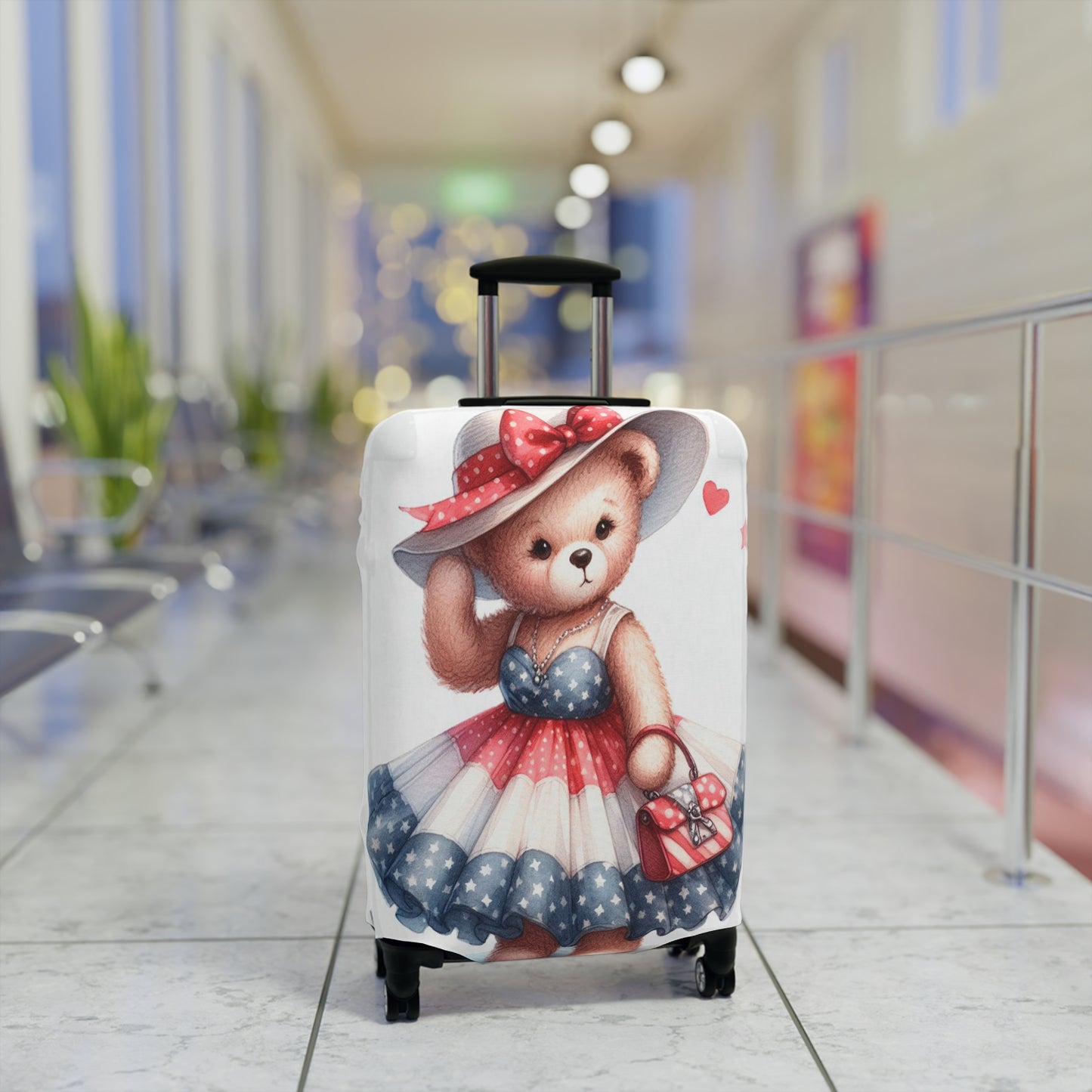 Luggage Cover, Teddy Bear, awd-3029