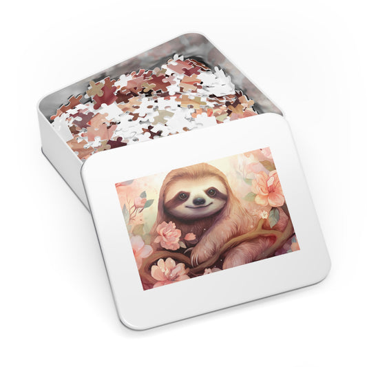 Jigsaw Puzzle, Sloth, Personalised/Non-Personalised (30, 110, 252, 500,1000-Piece)