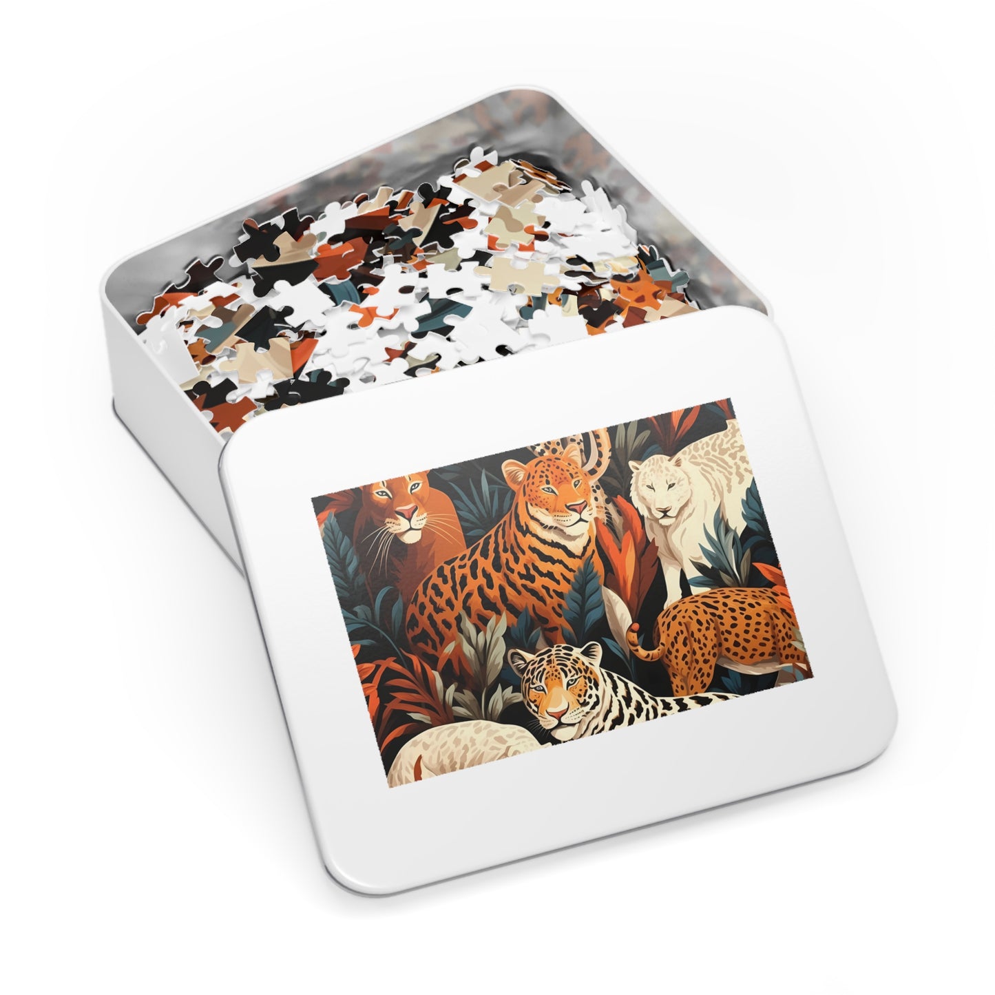 Jigsaw Puzzle, Leopard, Personalised/Non-Personalised (30, 110, 252, 500,1000-Piece)