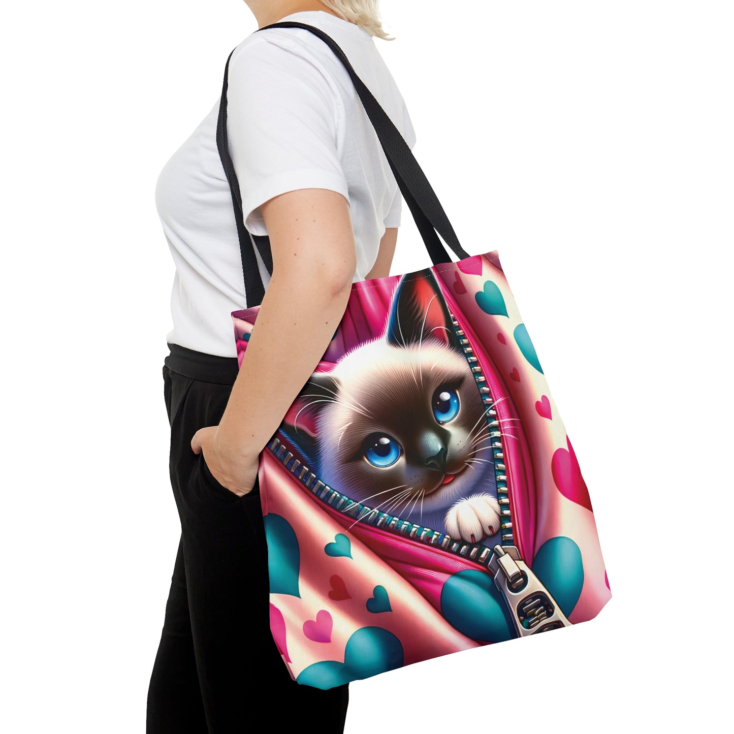 Tote Bag, Cat, Personalised/Non-Personalised Tote bag