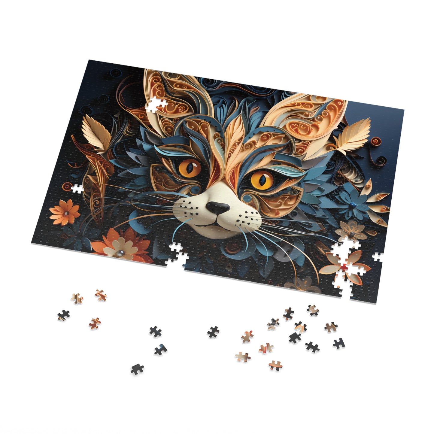 Jigsaw Puzzle, Cat, Personalised/Non-Personalised (30, 110, 252, 500,1000-Piece)