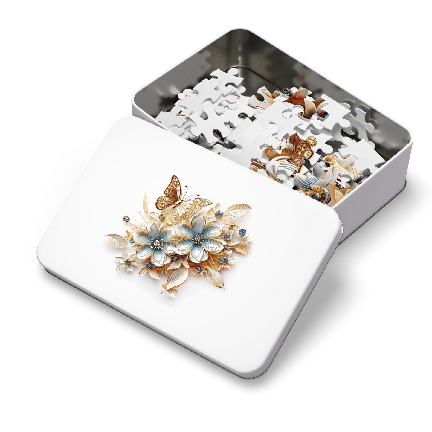 Jigsaw Puzzle, Floral, Personalised/Non-Personalised (30, 110, 252, 500,1000-Piece)