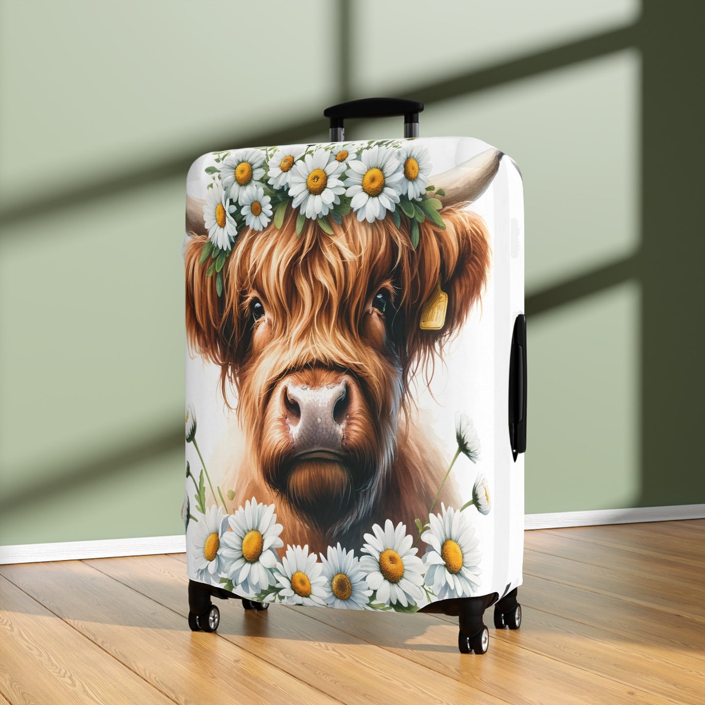 Luggage Cover, Highland Cow, awd-001