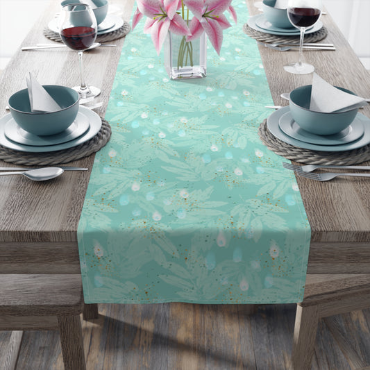 Australian Eucalyptus Table Runner, Cotton Twill and Poly Available