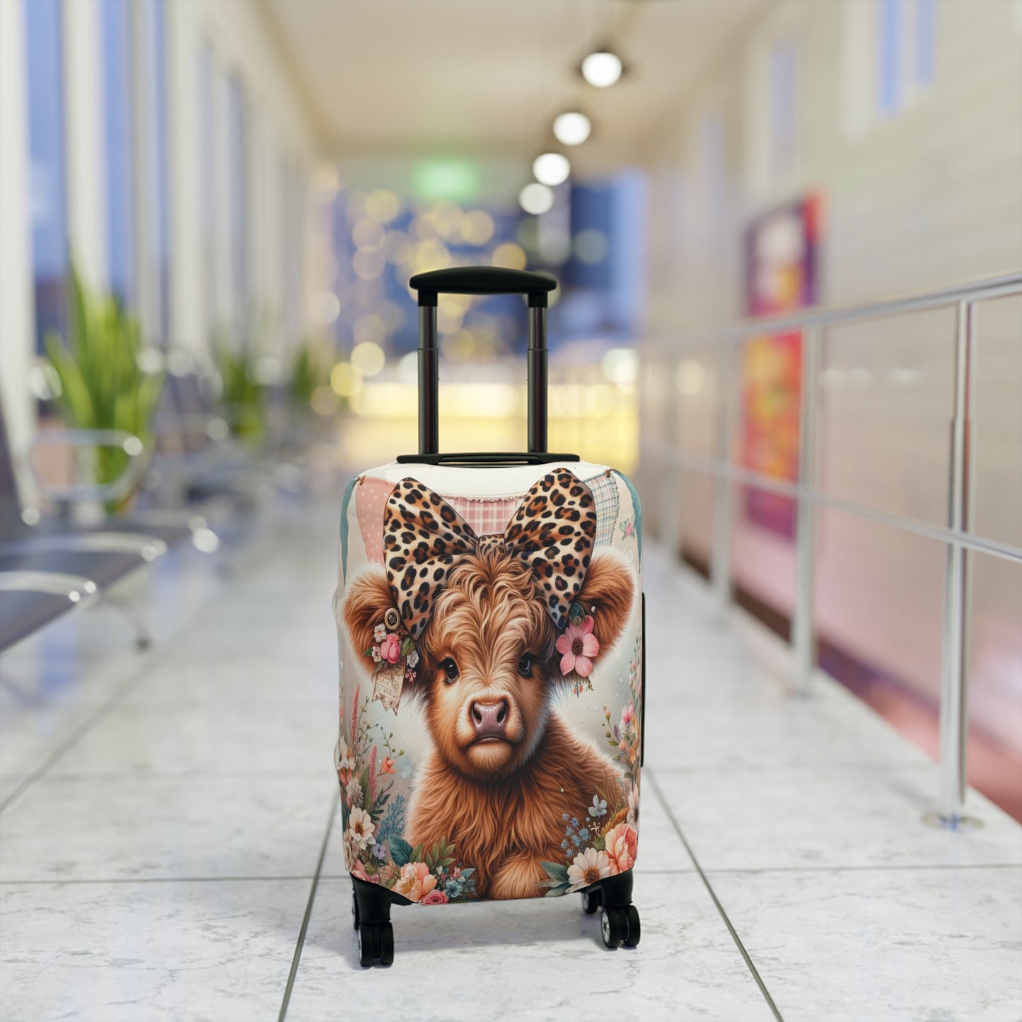 Luggage Cover, Highland Cow, awd-5005