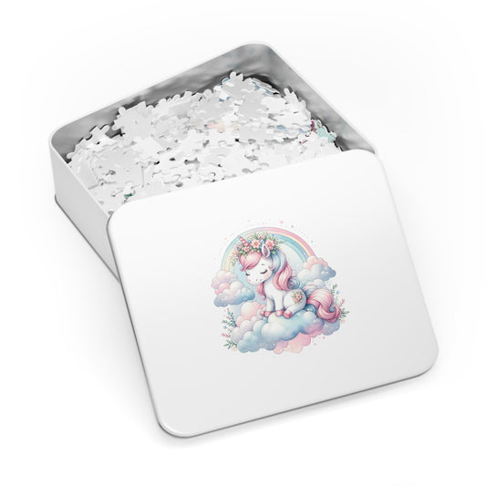 Jigsaw Puzzle, Unicorn, Personalised/Non-Personalised (30, 110, 252, 500,1000-Piece)