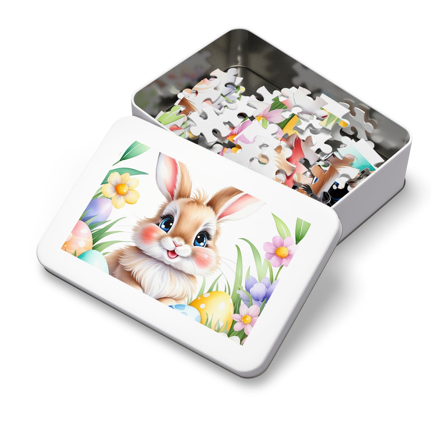 Puzzle, Easter, Rabbit, Personalised/Non-Personalised (30, 110, 252, 500,1000-Piece) awd-650