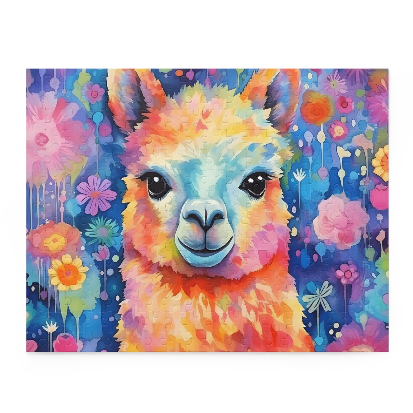 Personalised/Non-Personalised Puzzle, Llama (120, 252, 500-Piece)