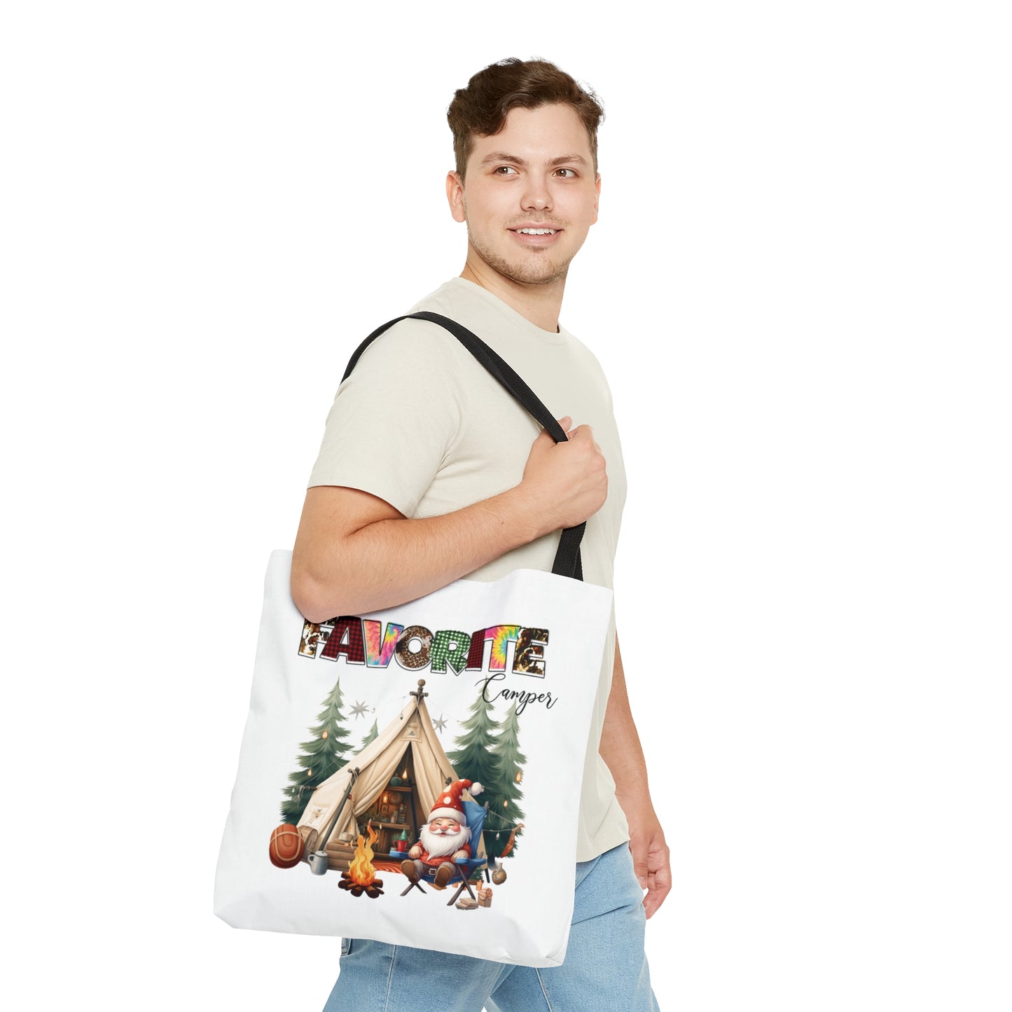 Tote Bag, Christmas, Camper