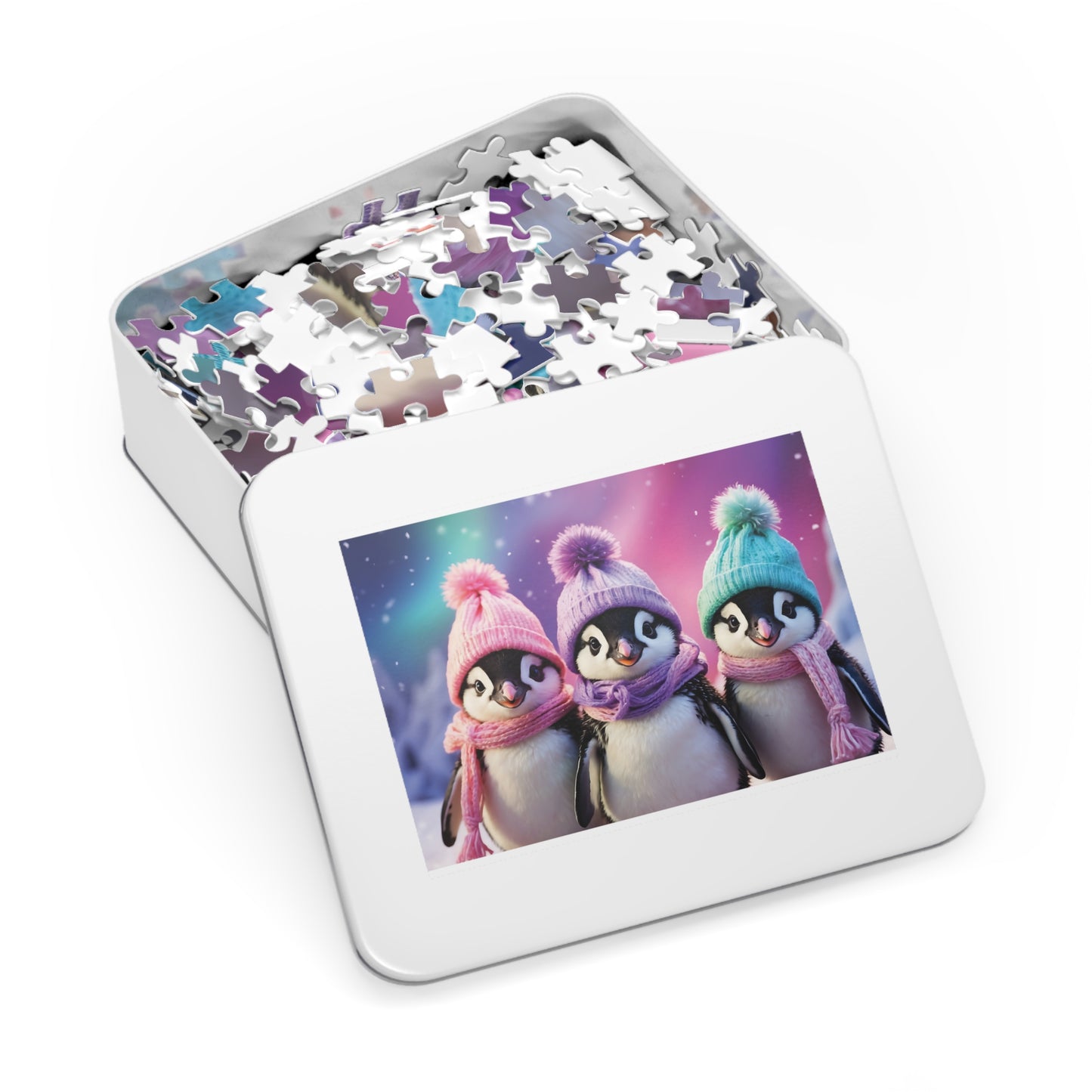 Jigsaw Puzzle, Penguin, Personalised/Non-Personalised (30, 110, 252, 500,1000-Piece)