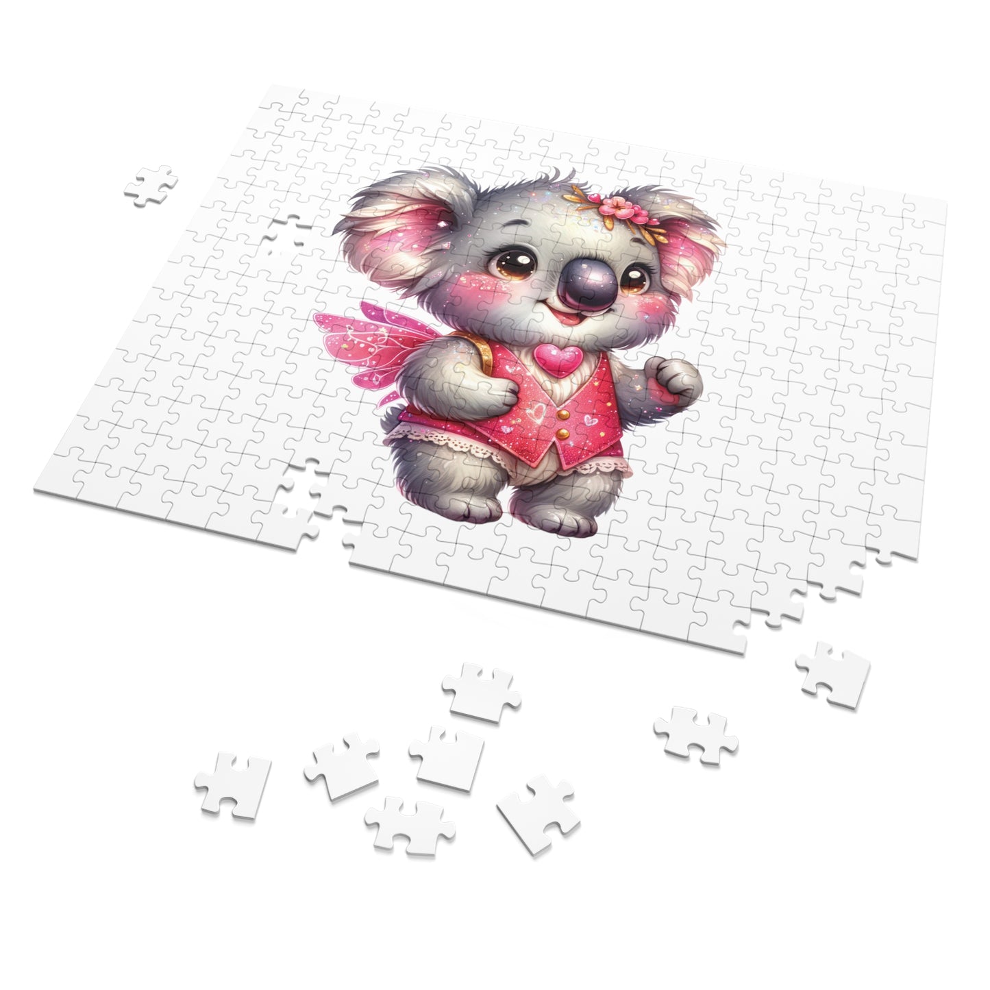 Jigsaw Puzzle in Tin, Australian Animals, Koala, Fairy, Personalised/Non-Personalised, awd-1326 (30, 110, 252, 500,1000-Piece)