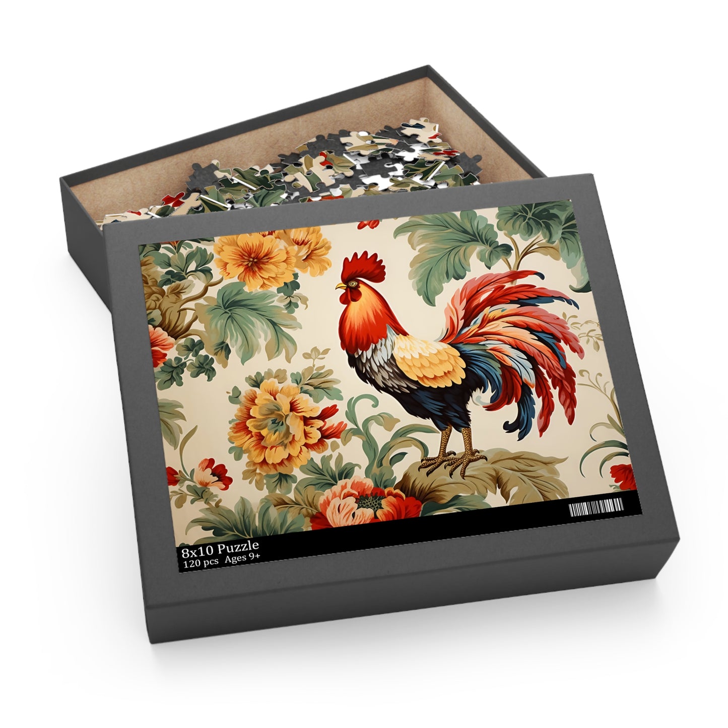 Personalised/Non-Personalised Puzzle, Chickens/Rooster (120, 252, 500-Piece)