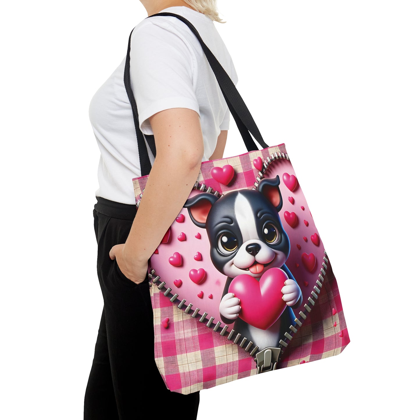 Tote Bag, Cute Dog, Personalised/Non-Personalised Tote bag