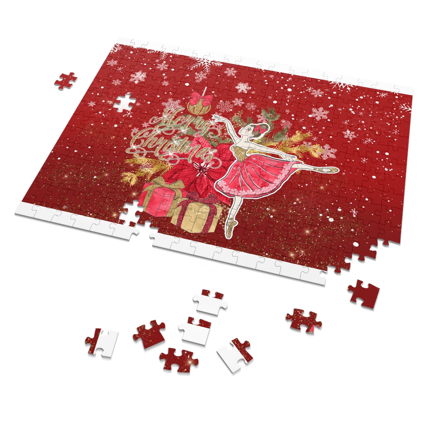 Puzzle, Christmas Sugarplum, Personalised/Non-Personalised (30, 110, 252, 500,1000-Piece)