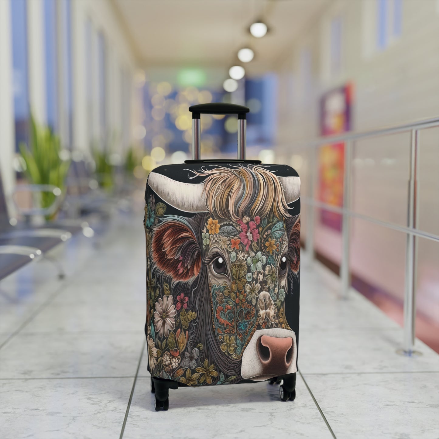 Luggage Cover, Highland Cow, awd-250