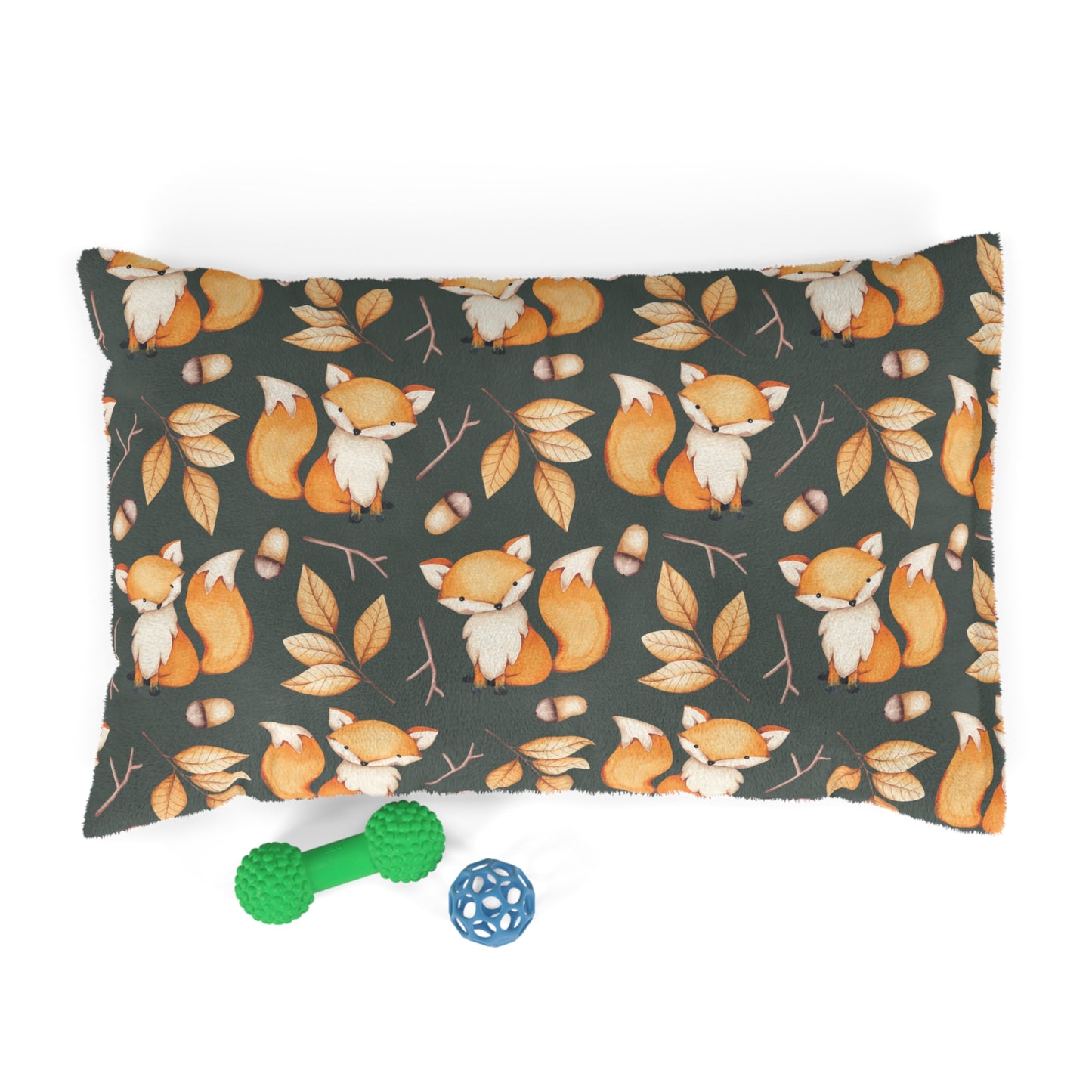 Luxury Pet Bed, feather soft fleece, Cute Fox