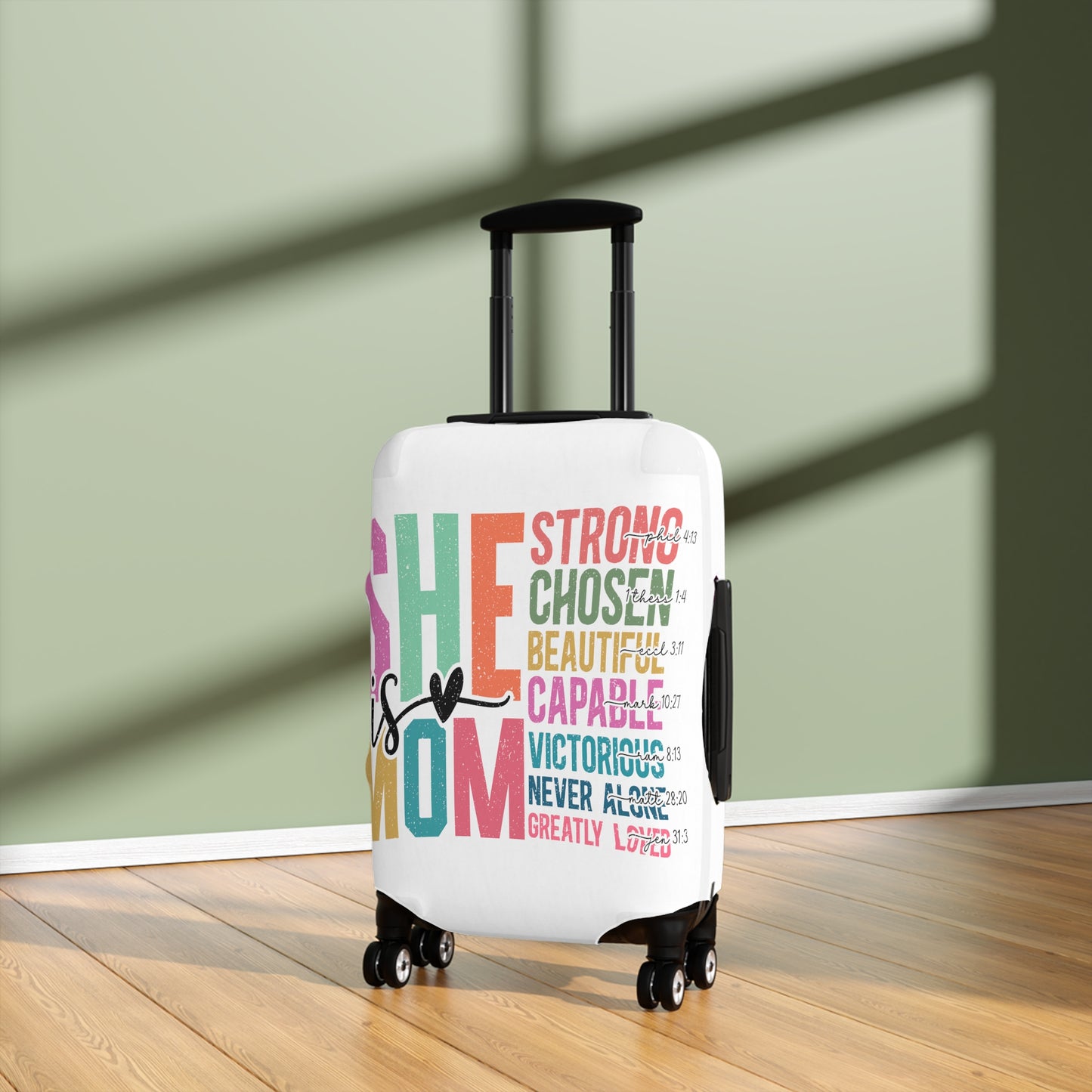 Luggage Cover, She is Mom, awd-5023