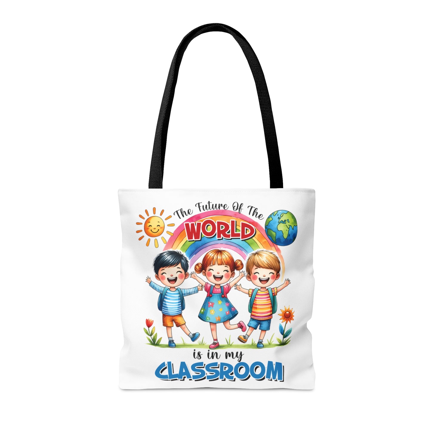 Tote Bag, Teacher, The future of the world is in my Classroom, Personalised/Non-Personalised Tote bag