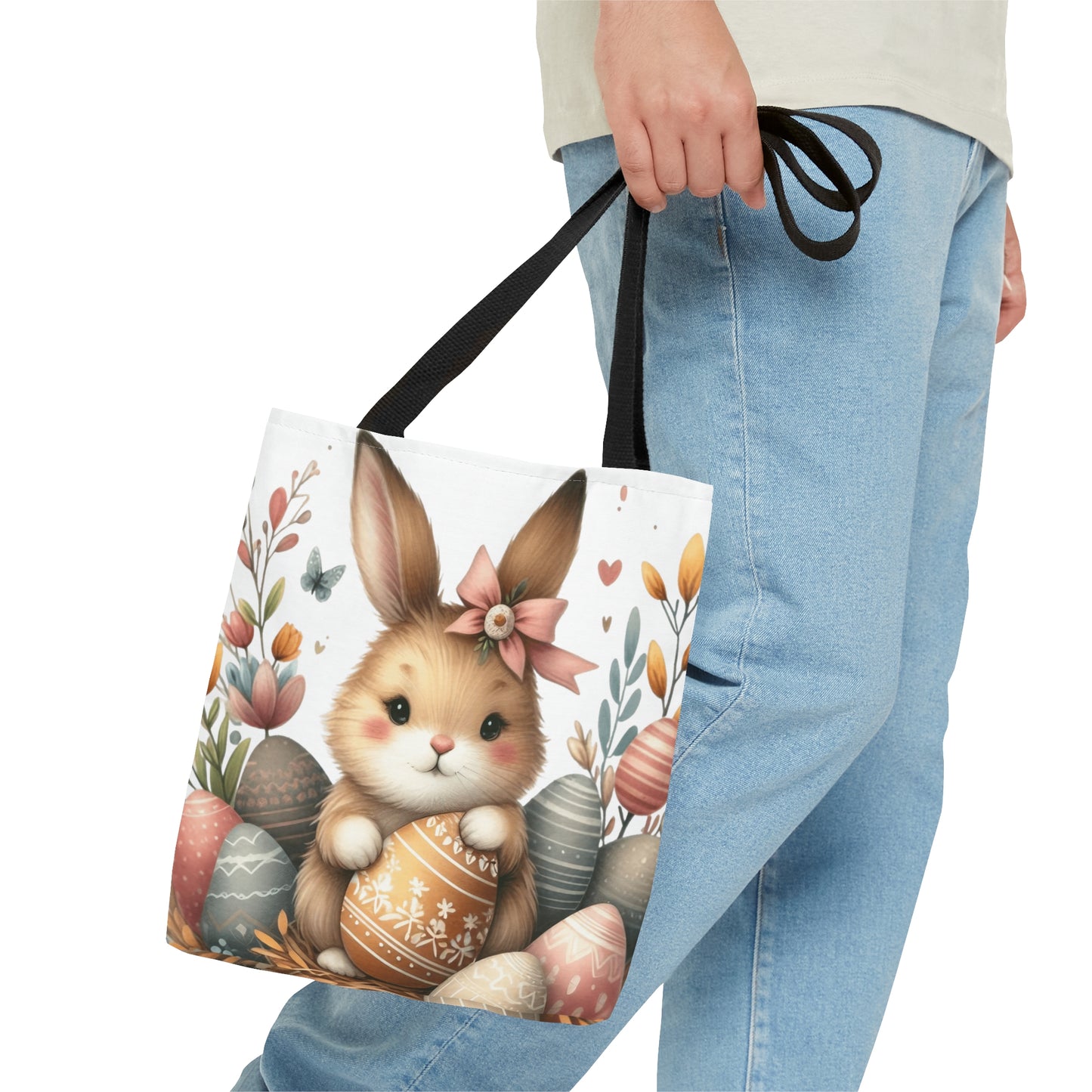 Tote Bag, Easter, Easter Bunny, Personalised/Non-Personalised Tote bag