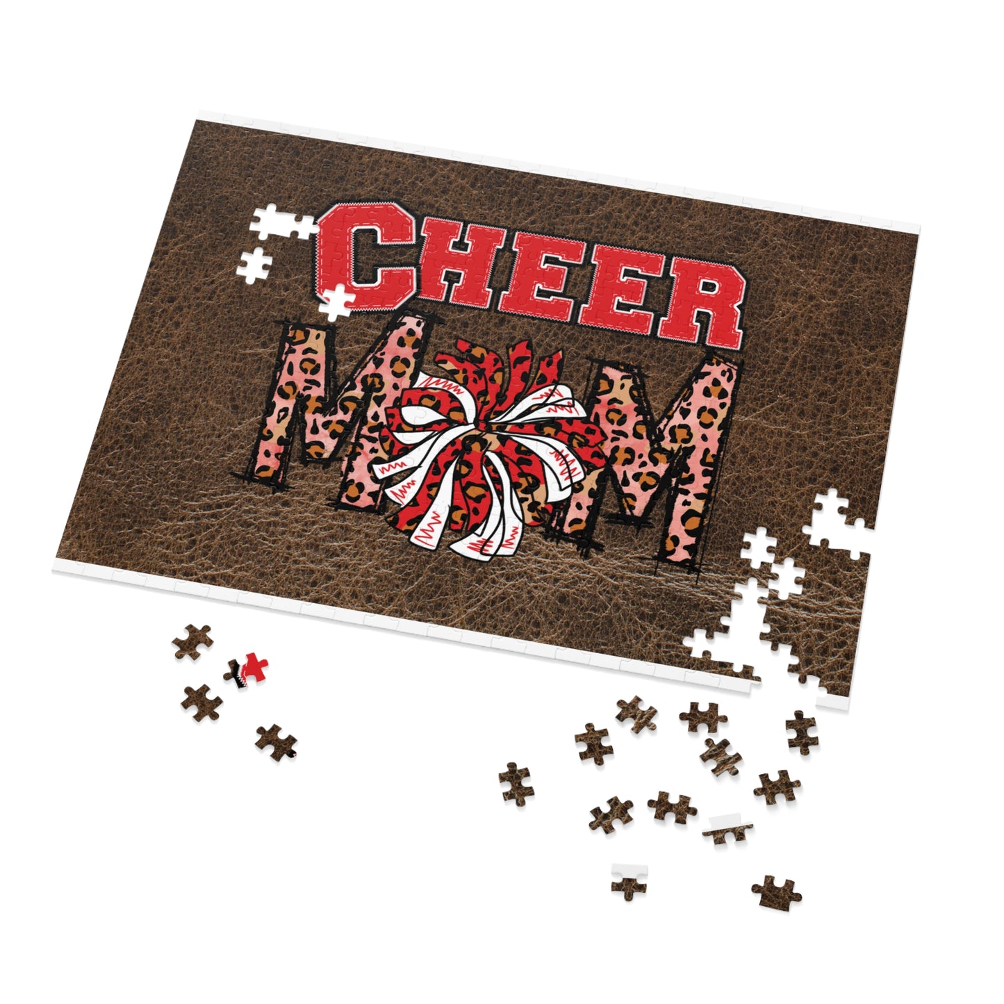 Jigsaw Puzzle, Cheer Mom, Personalised/Non-Personalised (30, 110, 252, 500,1000-Piece)