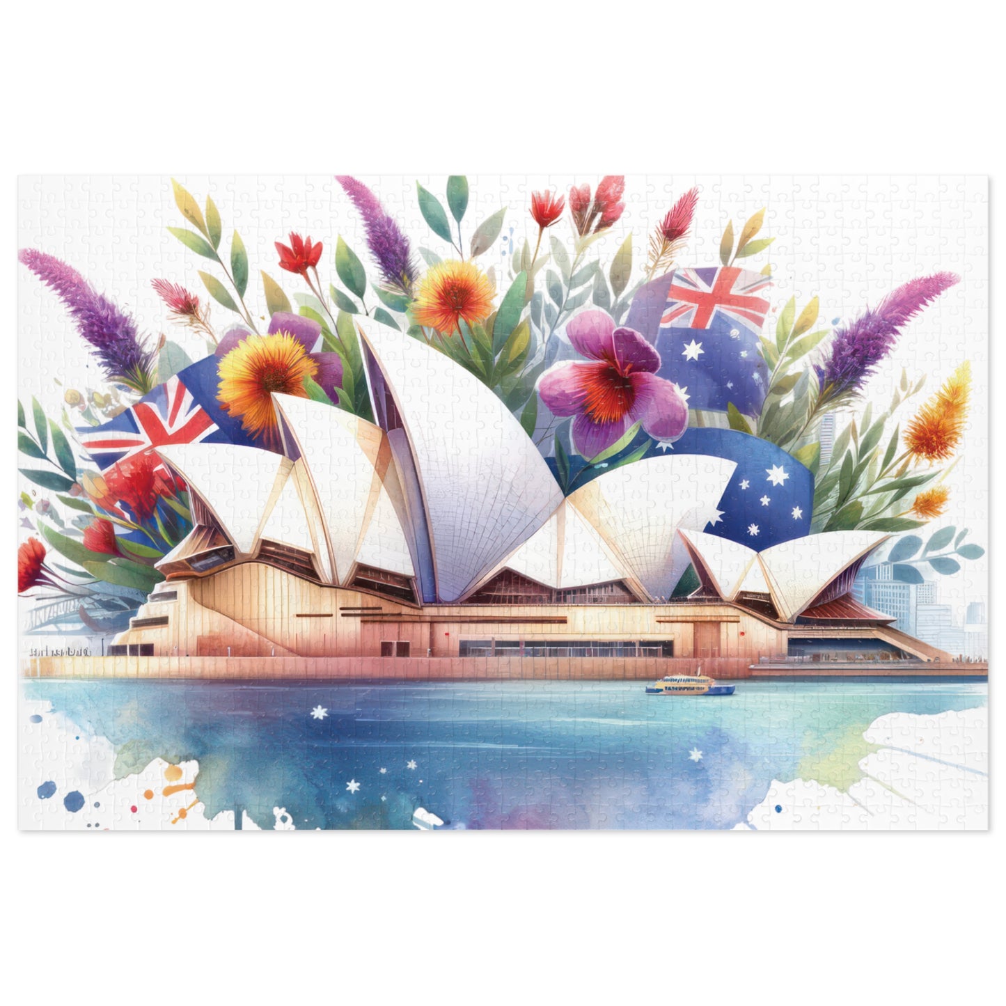 Jigsaw Puzzle, Sydney Opera House, Australia, Personalised/Non-Personalised (30, 110, 252, 500,1000-Piece)