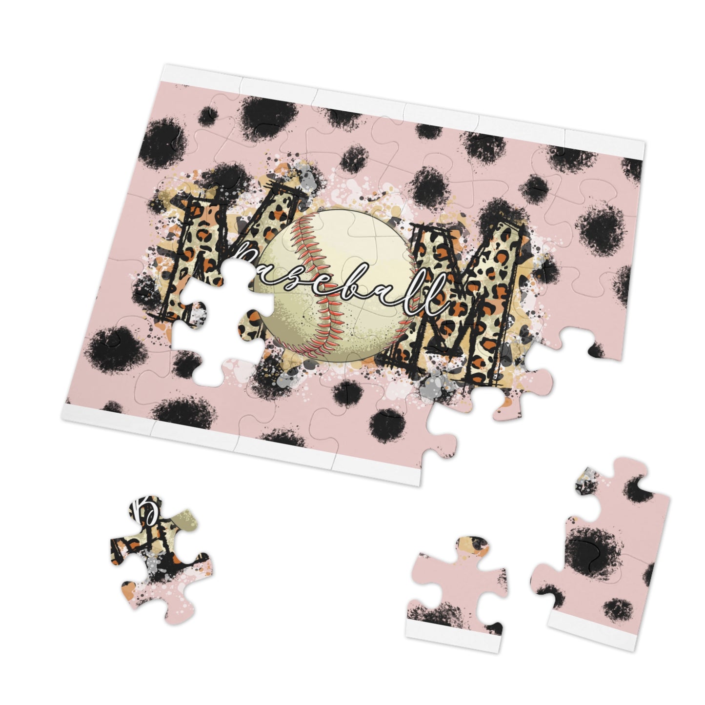 Jigsaw Puzzle in Tin, Baseball Mom, Personalised/Non-Personalised, awd-405 (30, 110, 252, 500,1000-Piece)