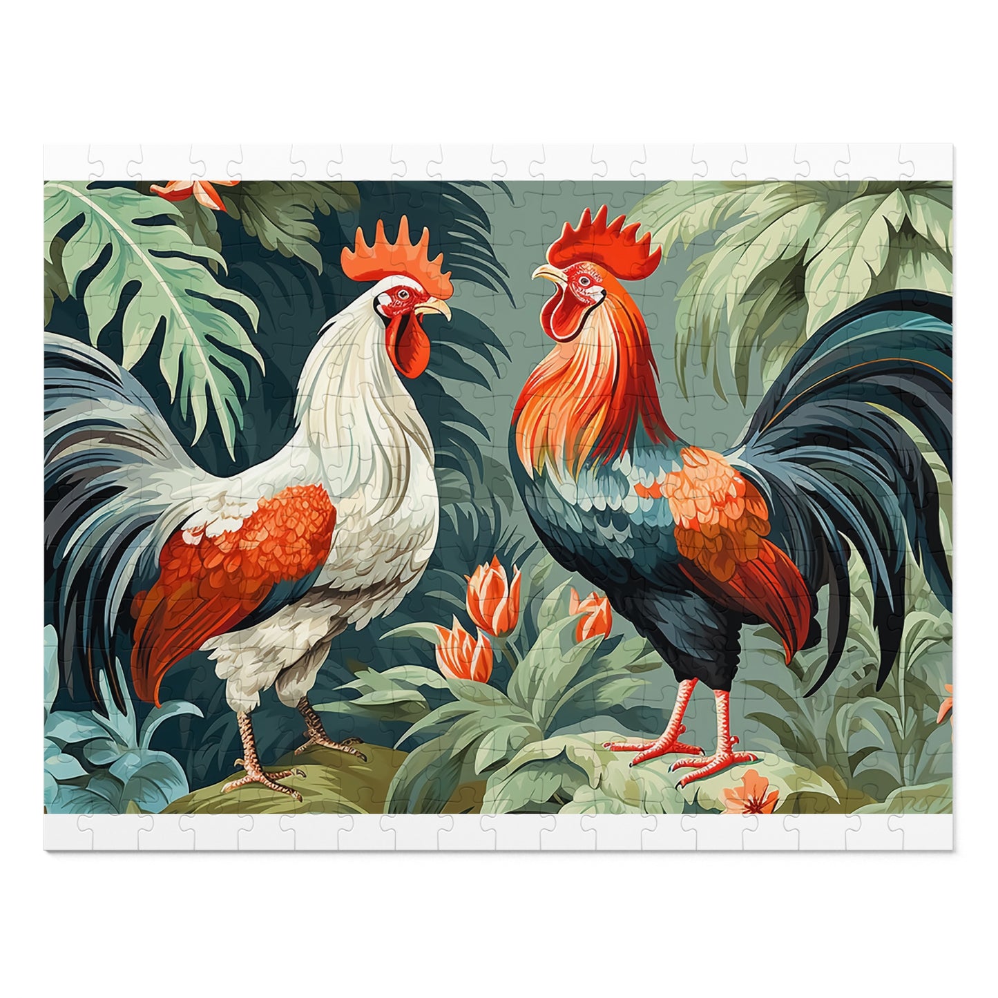 Jigsaw Puzzle, Chicken/Rooster, Personalised/Non-Personalised (30, 110, 252, 500,1000-Piece)