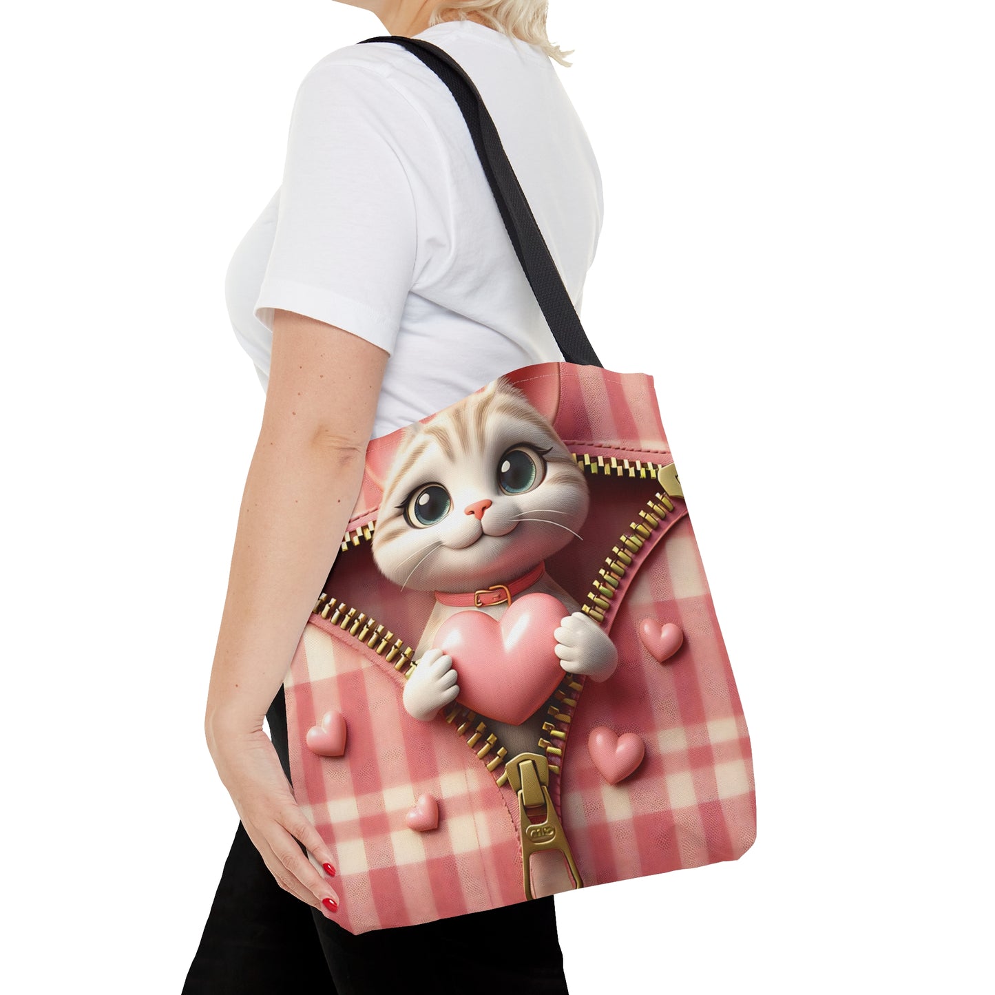 Tote Bag, Cat, Personalised/Non-Personalised Tote bag