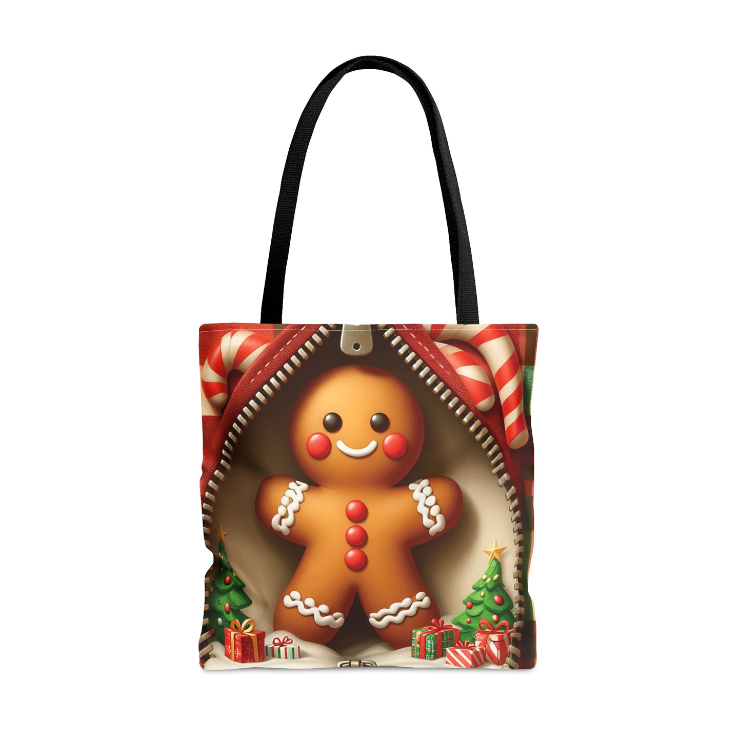 Tote Bag, Christmas, Gingerbread Man