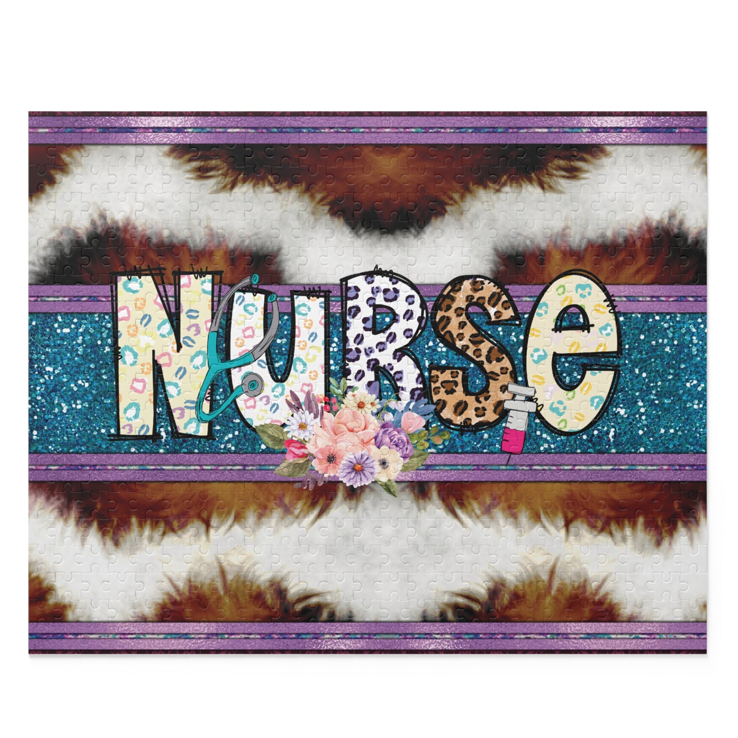 Personalised/Non-Personalised Puzzle, Nurse (120, 252, 500-Piece)