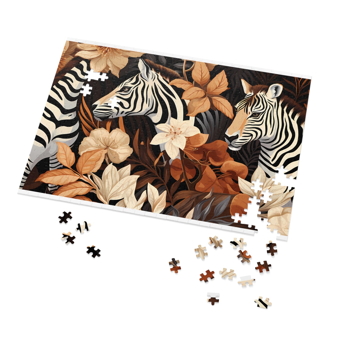 Jigsaw Puzzle, Zebra, Personalised/Non-Personalised (30, 110, 252, 500,1000-Piece)