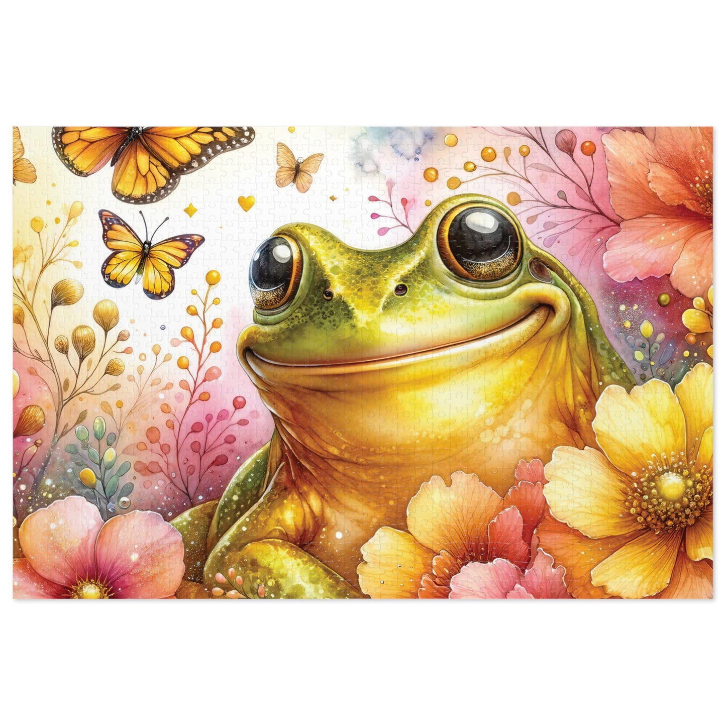 Jigsaw Puzzle, Frog, Personalised/Non-Personalised (30, 110, 252, 500,1000-Piece)