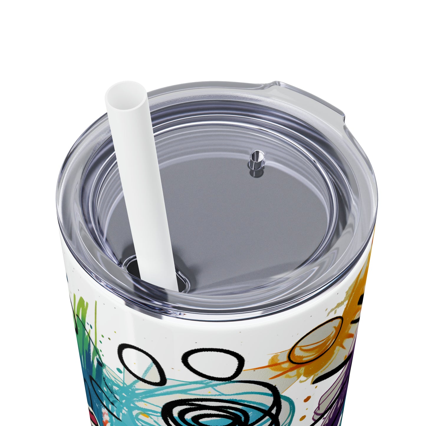 Skinny Tumbler with Straw, 20oz, Special Education