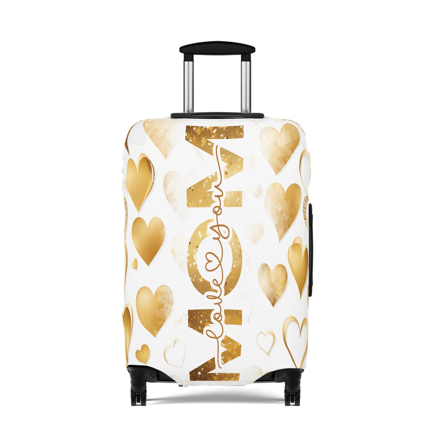 Luggage Cover, Mom, Hearts, awd-1442