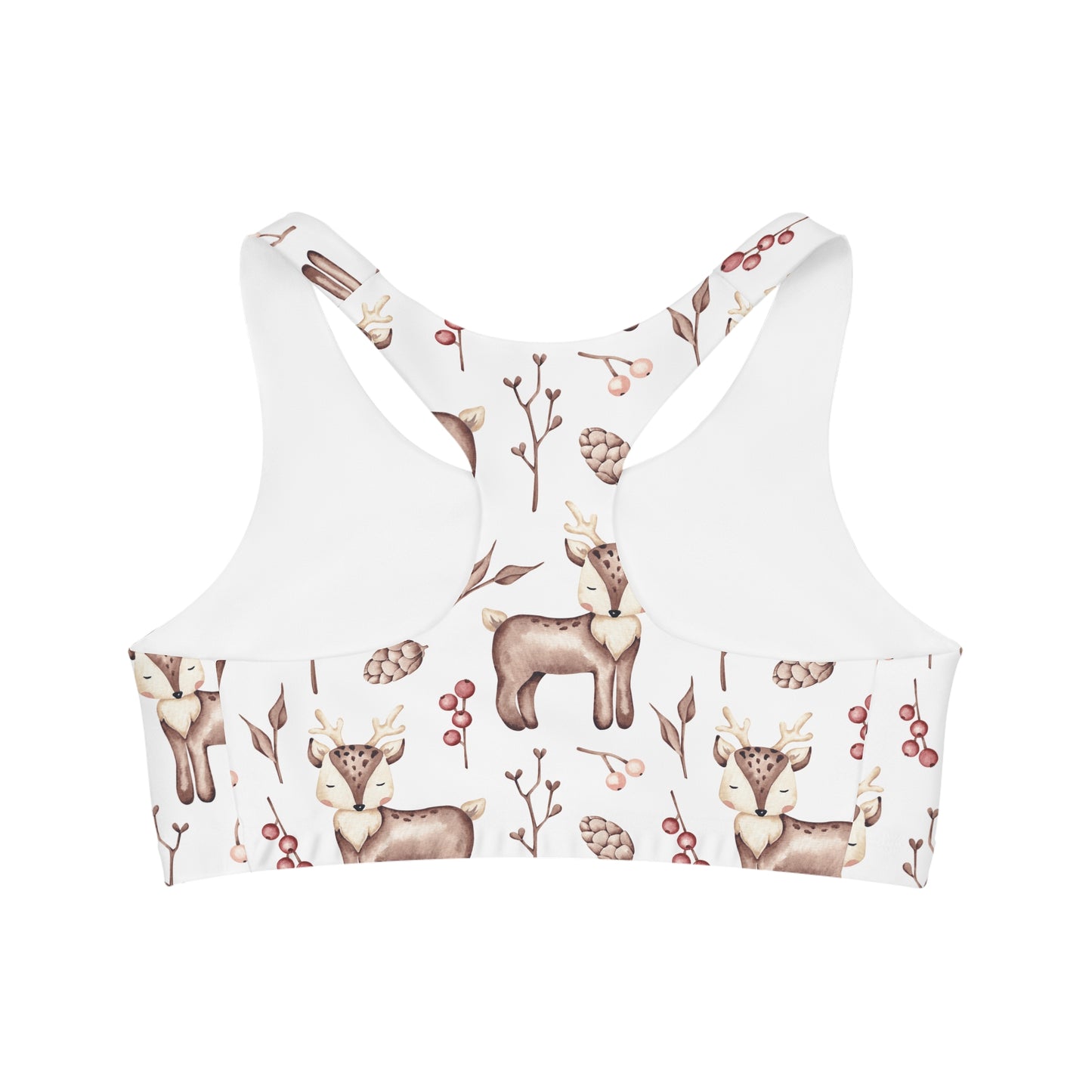 Seamless Sports Bra, Deer