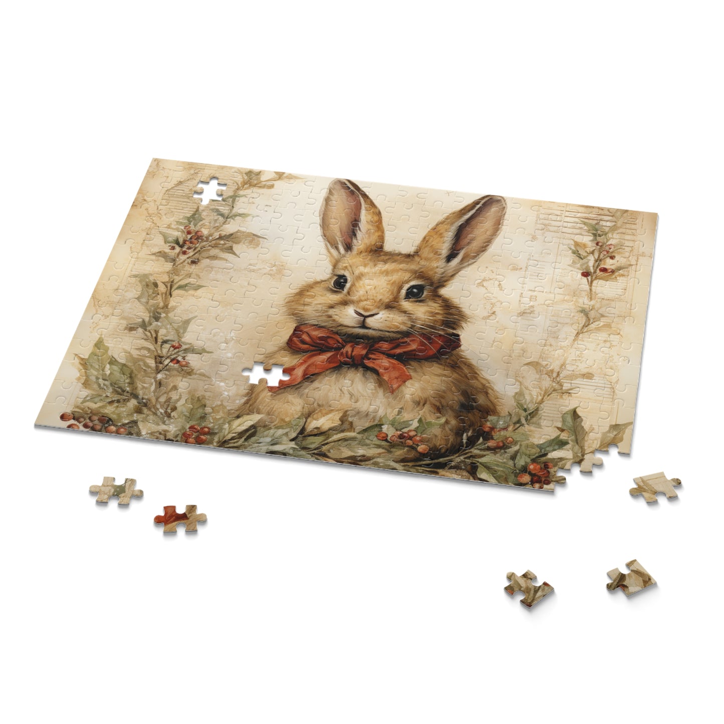 Personalised/Non-Personalised Puzzle, Rabbit (120, 252, 500-Piece)