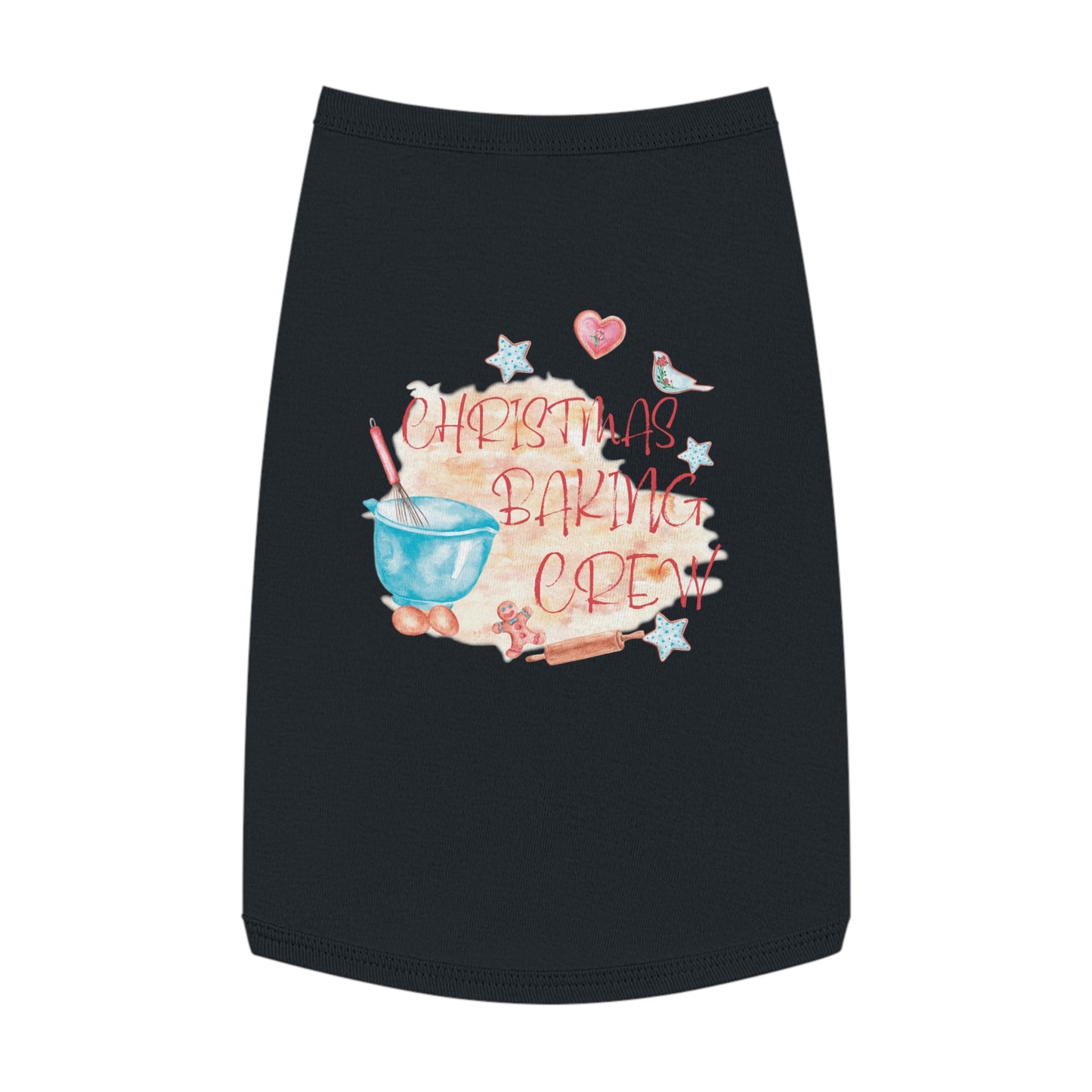 Pet Tank Top, Christmas Baking Crew, Christmas Pet Tank Top