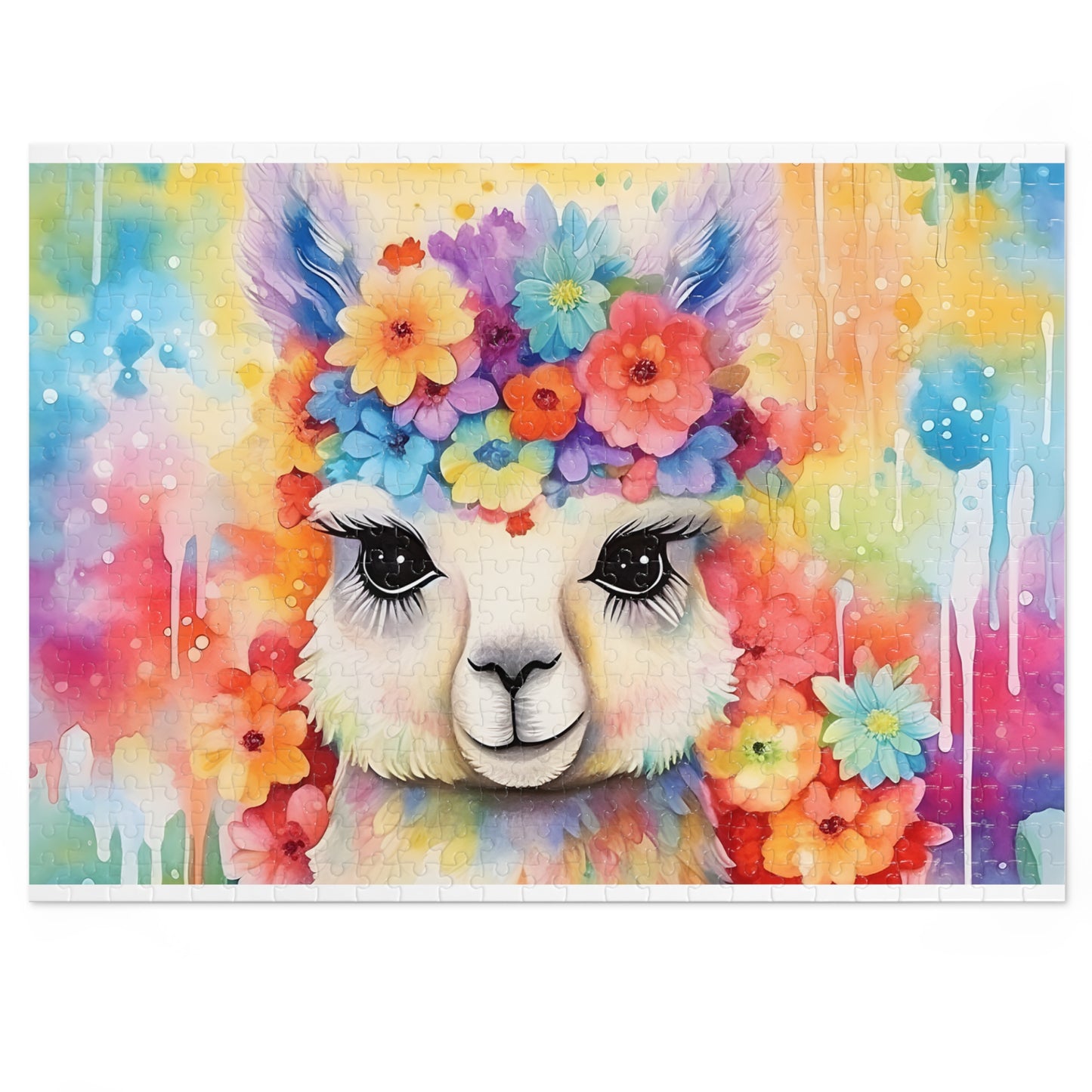 Jigsaw Puzzle, Llama, Personalised/Non-Personalised (30, 110, 252, 500,1000-Piece)