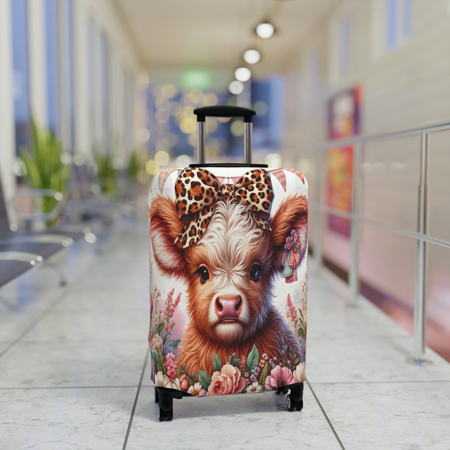 Luggage Cover, Highland Cow, awd-5003