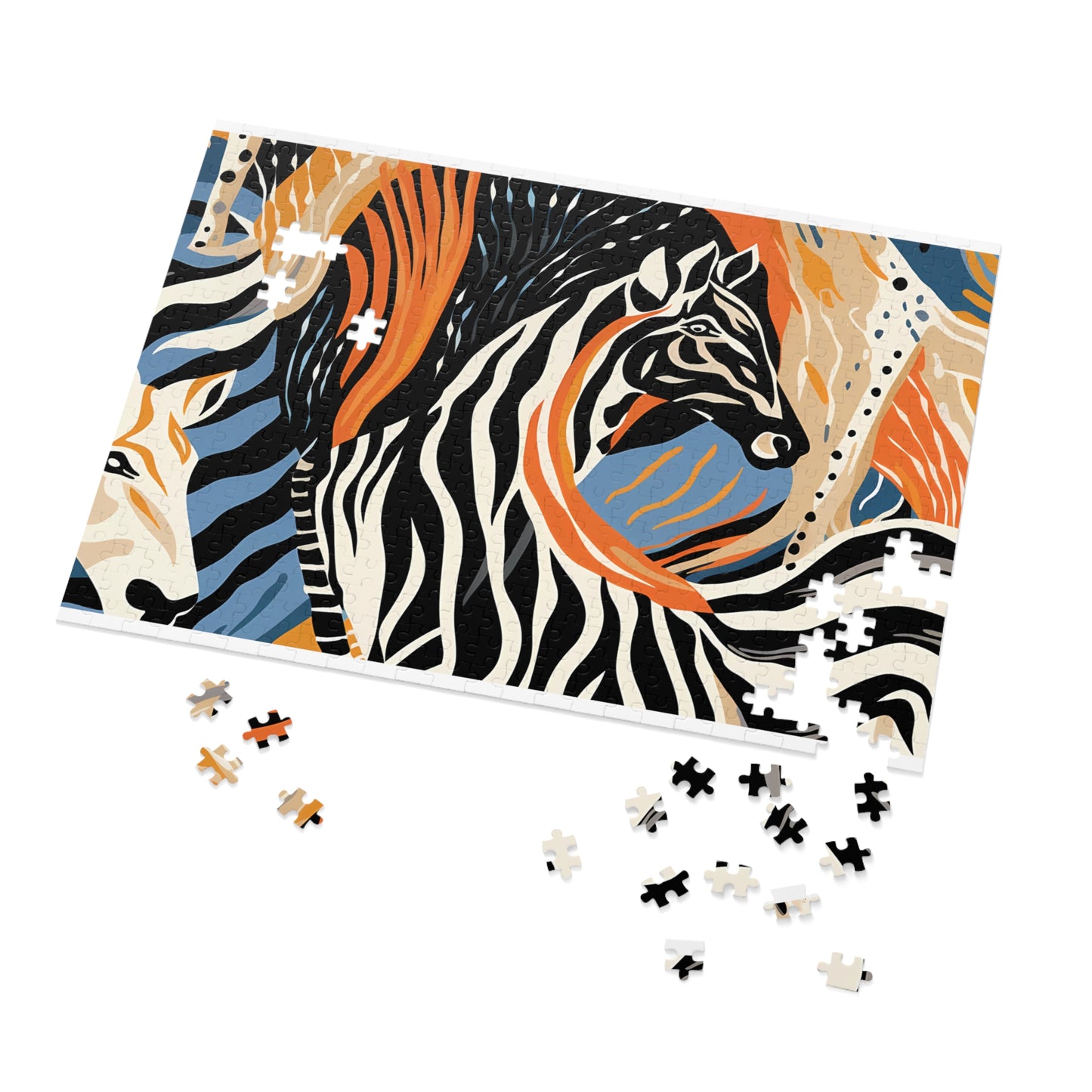 Jigsaw Puzzle, Zebra, Personalised/Non-Personalised (30, 110, 252, 500,1000-Piece)