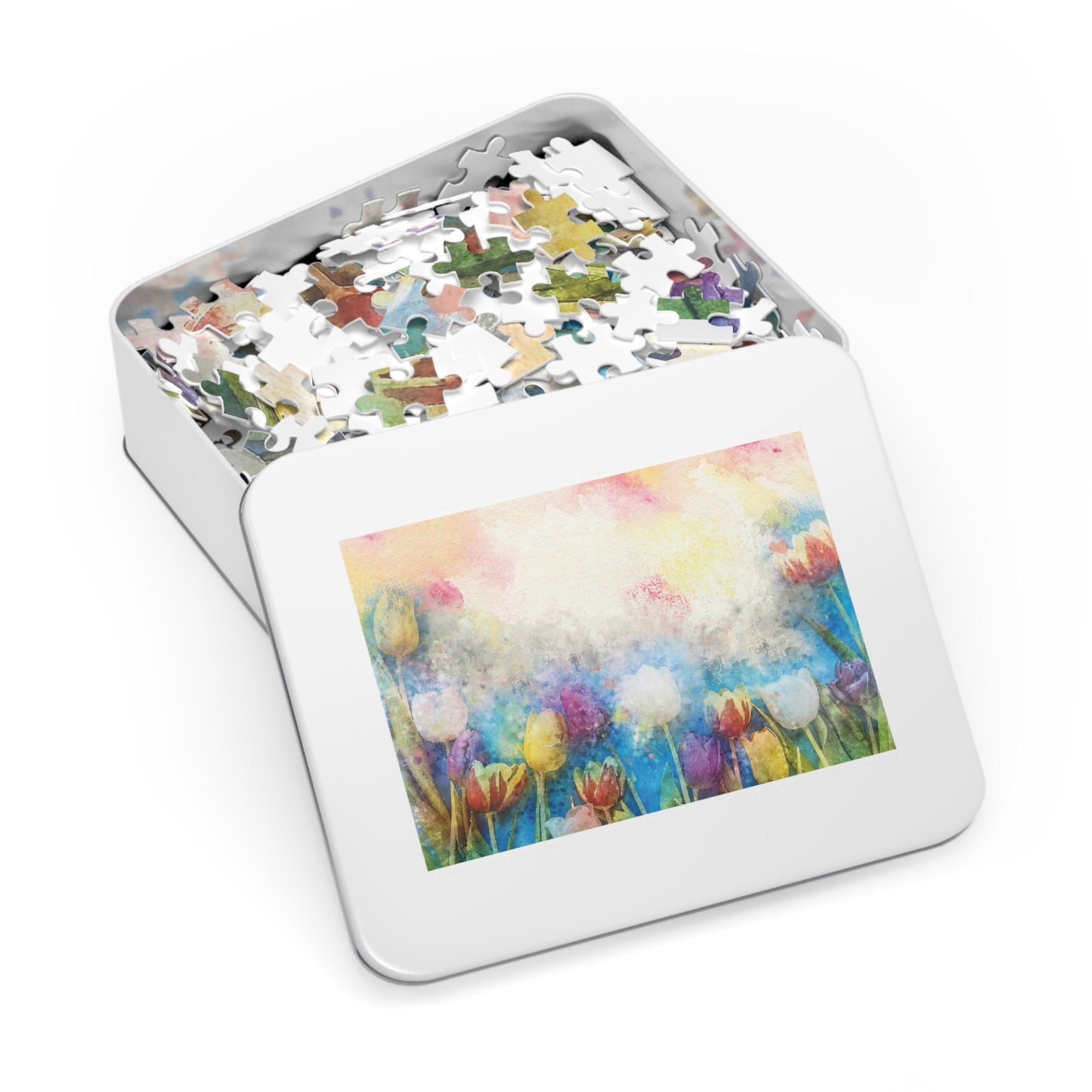 Jigsaw Puzzle, Floral, Personalised/Non-Personalised (30, 110, 252, 500,1000-Piece)