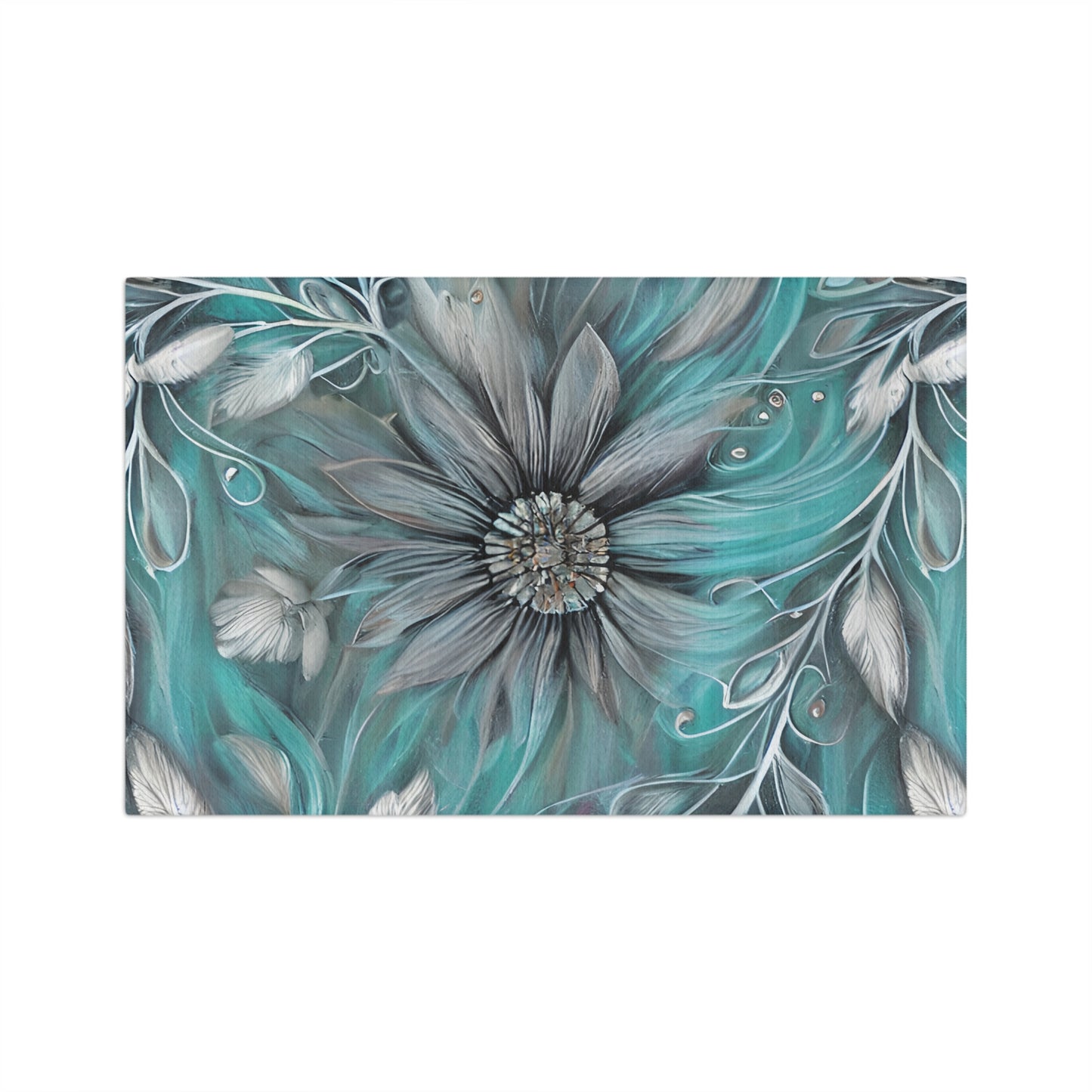 Microfiber Tea Towel Floral