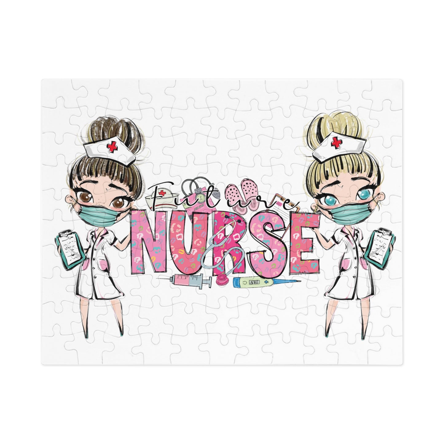 Puzzle, Nurse, Future Nurse Personalised/Non-Personalised (30, 110, 252, 500,1000-Piece) awd-619