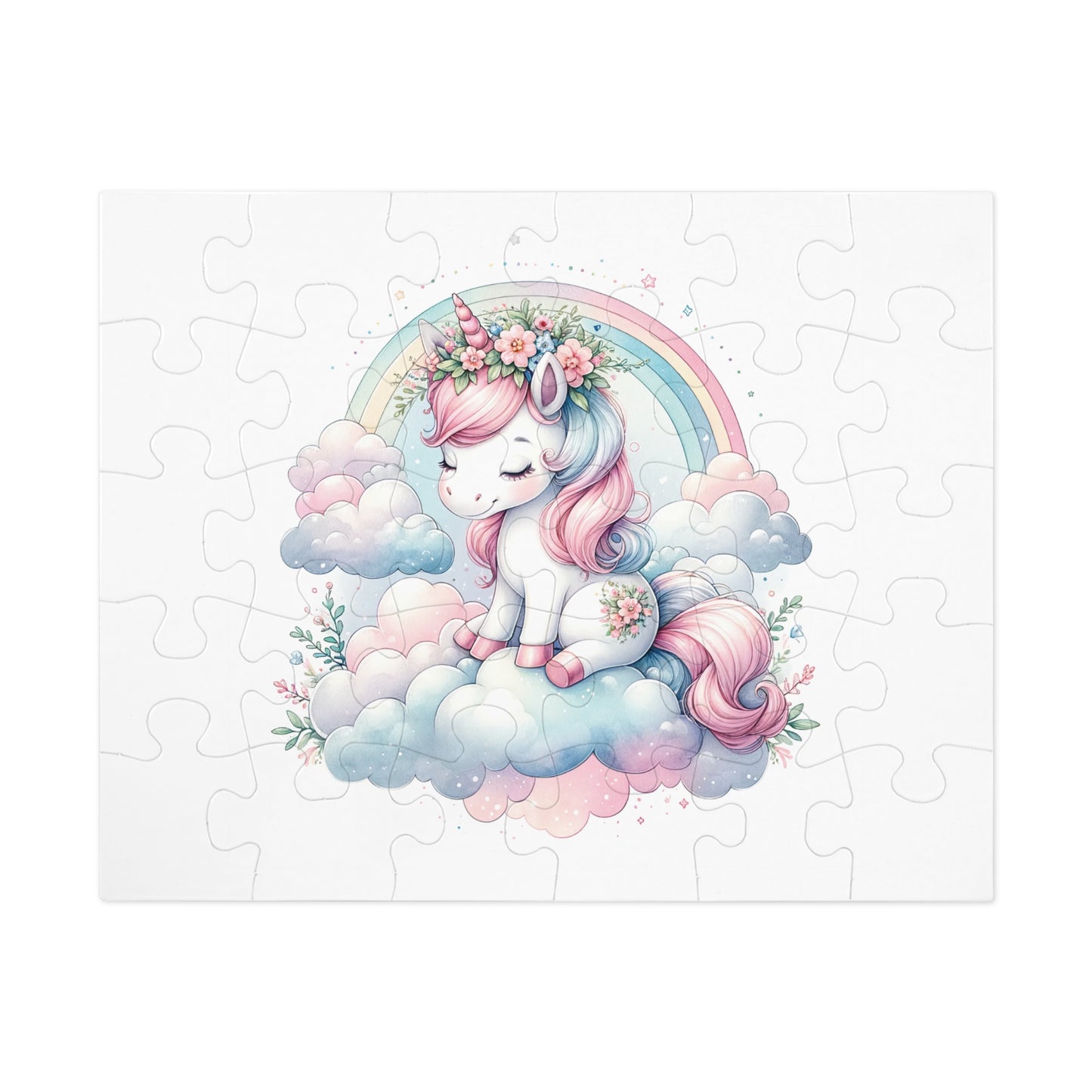 Jigsaw Puzzle, Unicorn, Personalised/Non-Personalised (30, 110, 252, 500,1000-Piece)